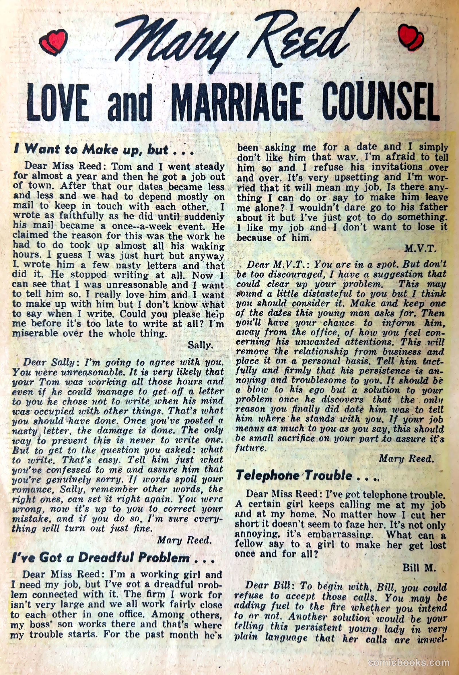 Love and Marriage #2 (1952) — page 18 of 36