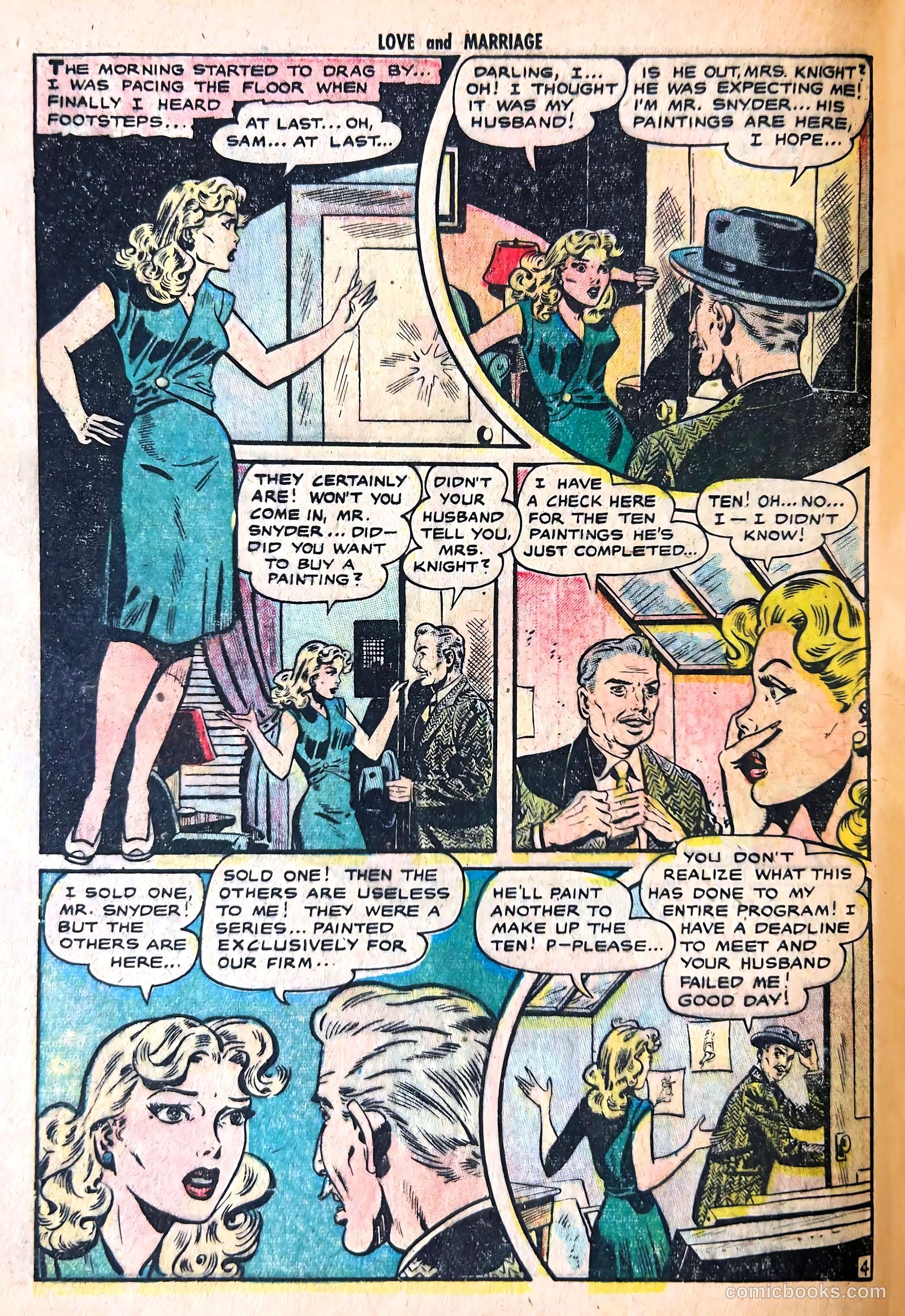 Love and Marriage #3 (1952) — page 12 of 36