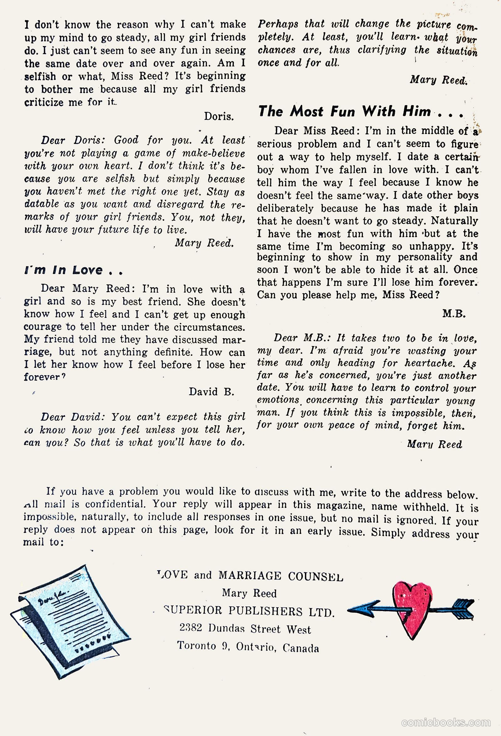 Love and Marriage #3 (1952) — page 18 of 36
