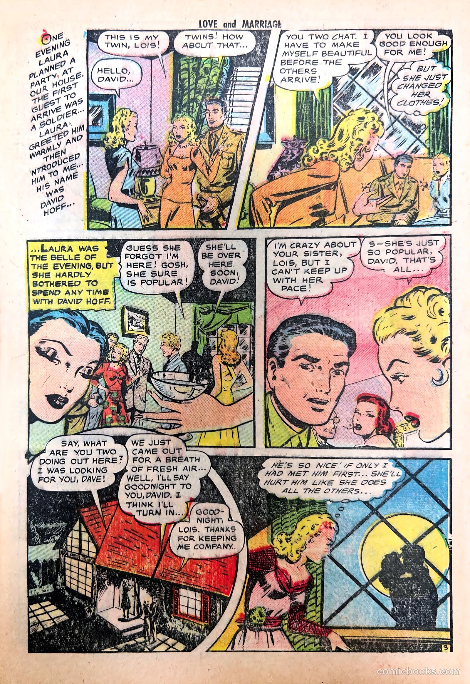 Love and Marriage #3 (1952) — page 21 of 36