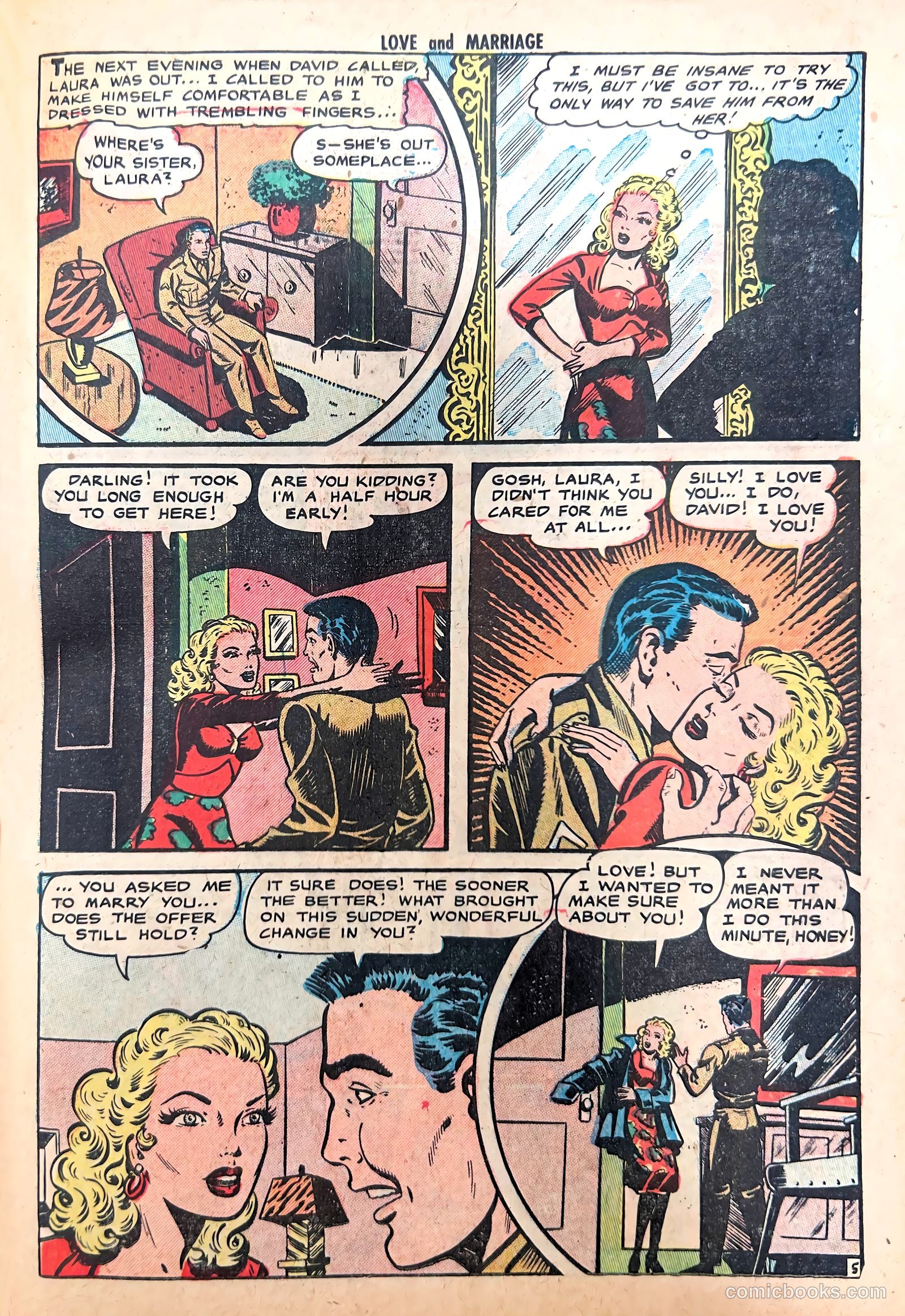 Love and Marriage #3 (1952) — page 23 of 36