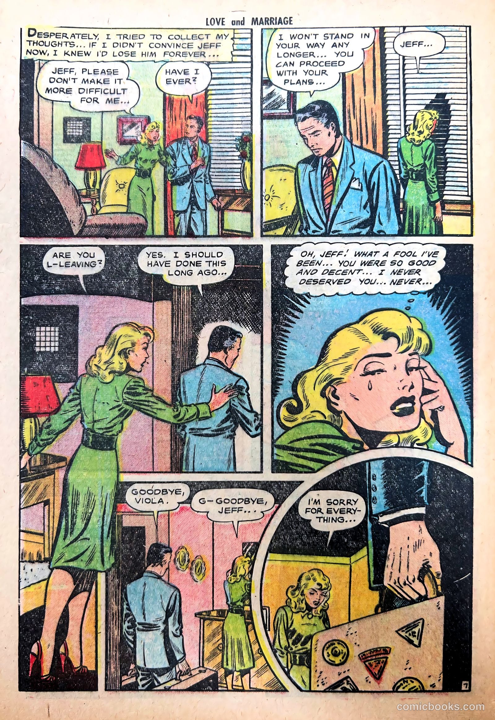 Love and Marriage #3 (1952) — page 32 of 36