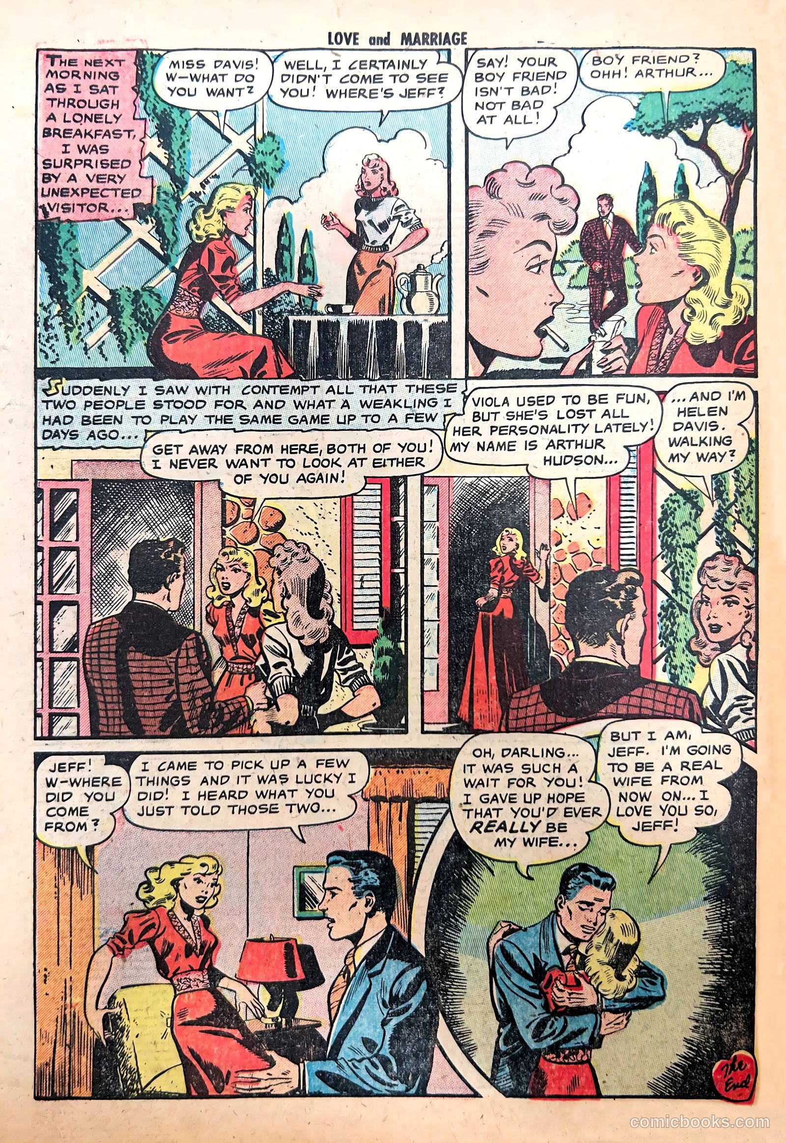 Love and Marriage #3 (1952) — page 34 of 36