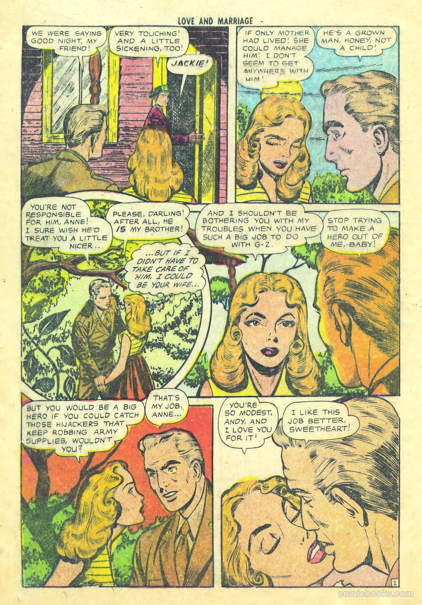 Love and Marriage #7 (1953) — page 4 of 36