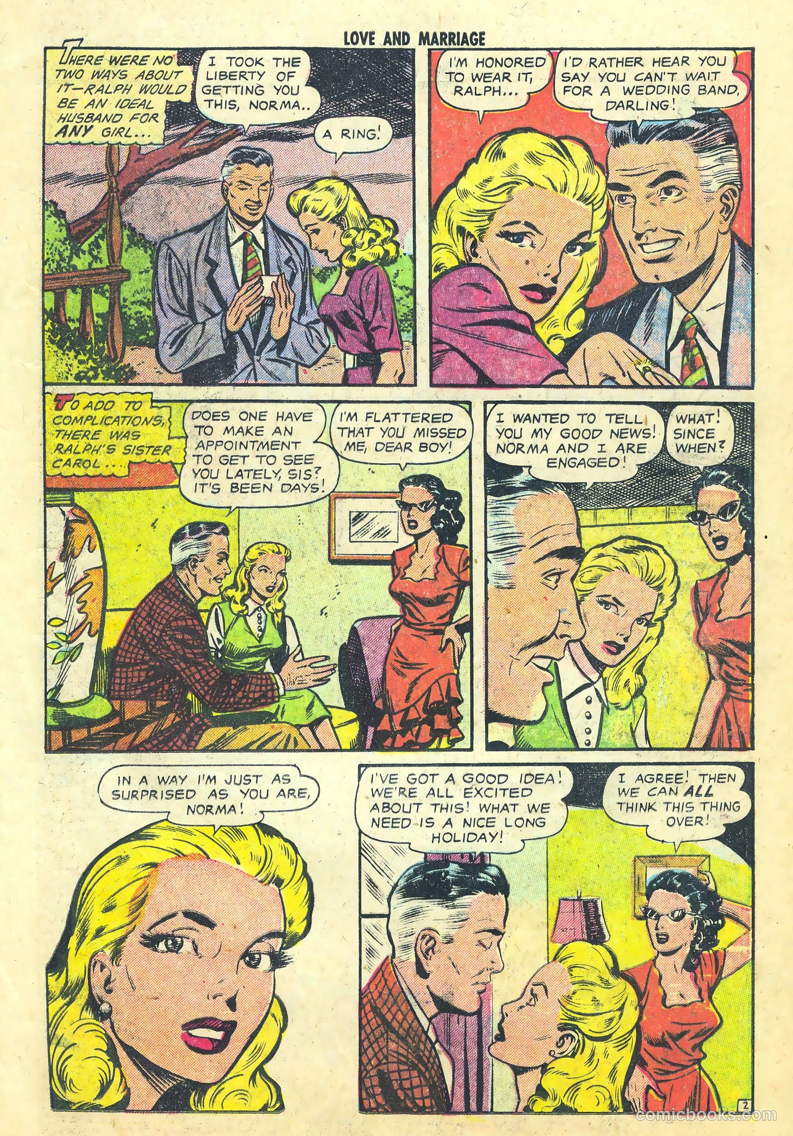 Love and Marriage #7 (1953) — page 11 of 36