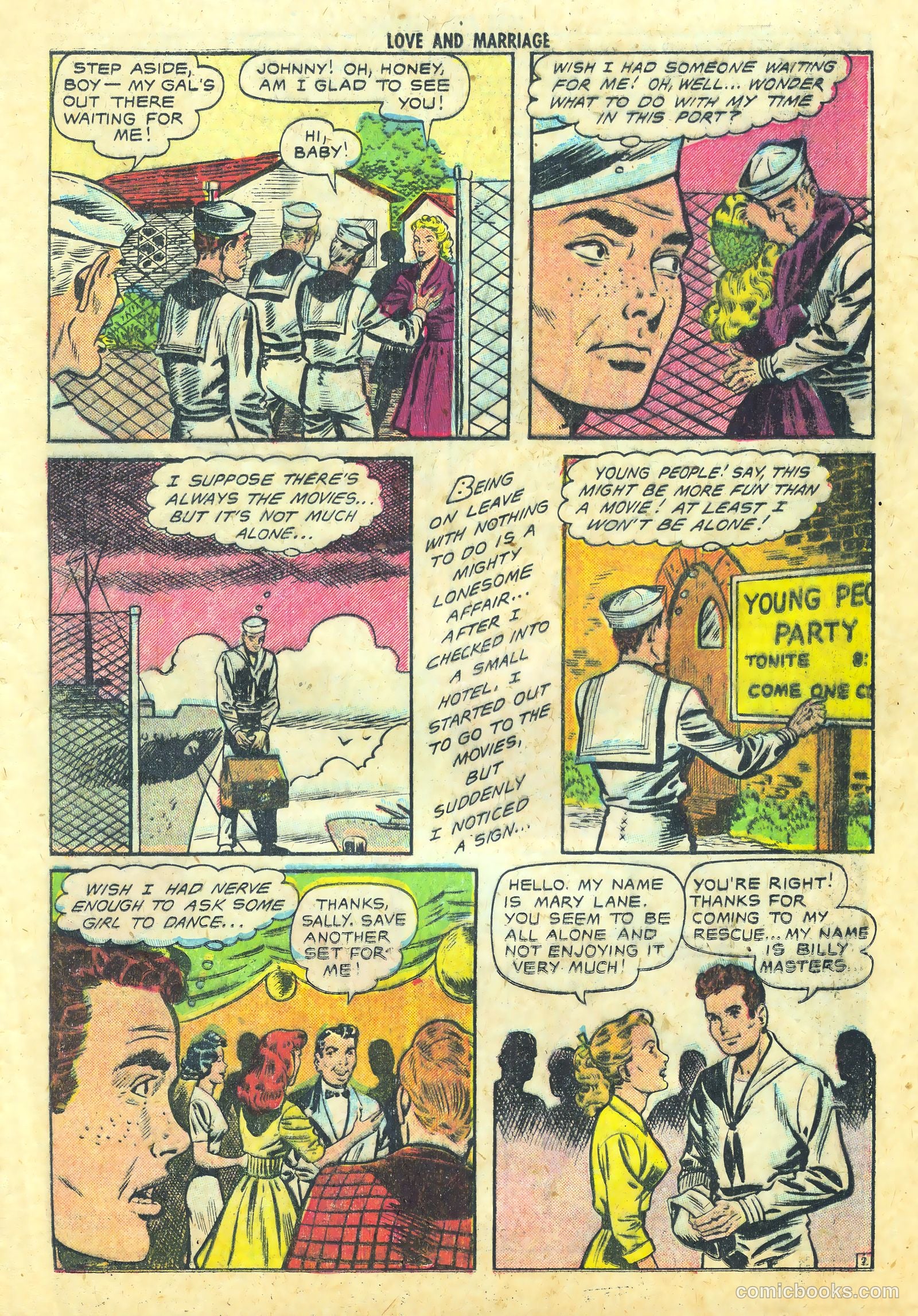 Love and Marriage #7 (1953) — page 21 of 36
