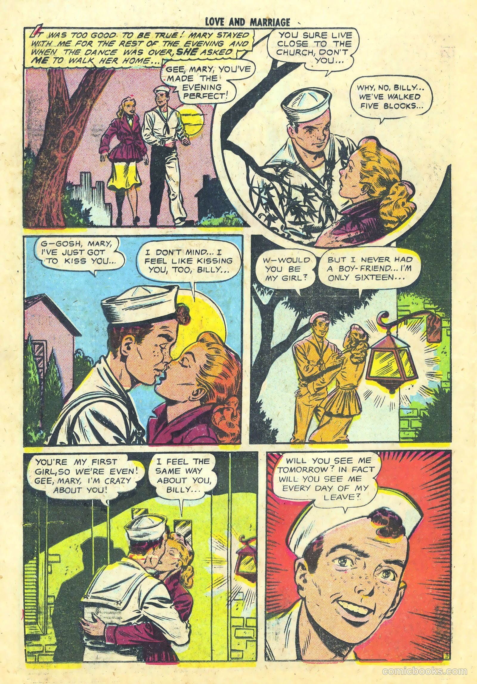 Love and Marriage #7 (1953) — page 22 of 36