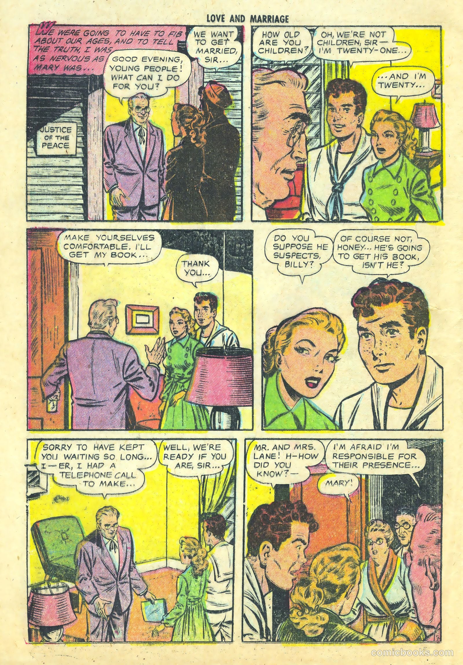 Love and Marriage #7 (1953) — page 24 of 36
