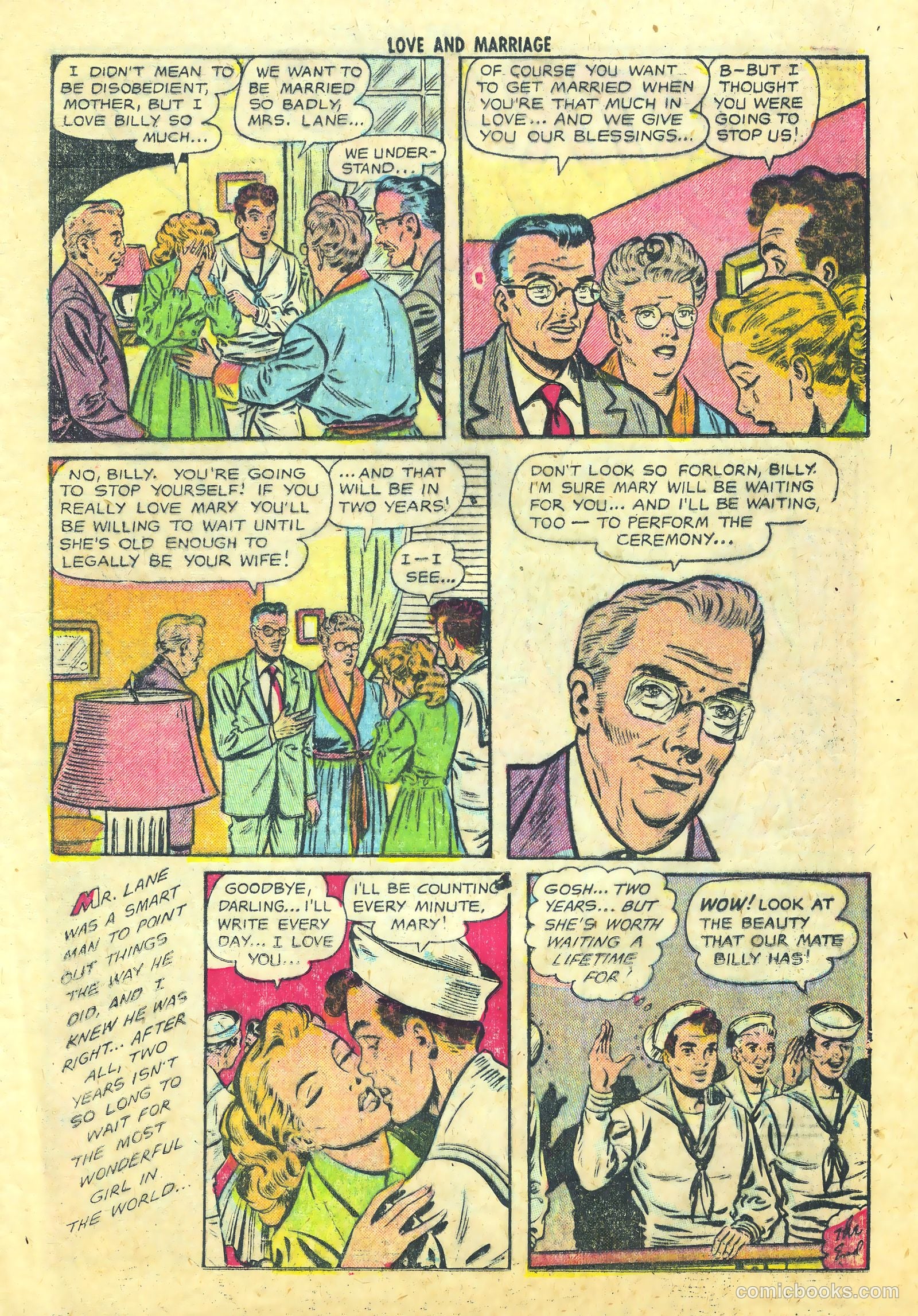 Love and Marriage #7 (1953) — page 25 of 36