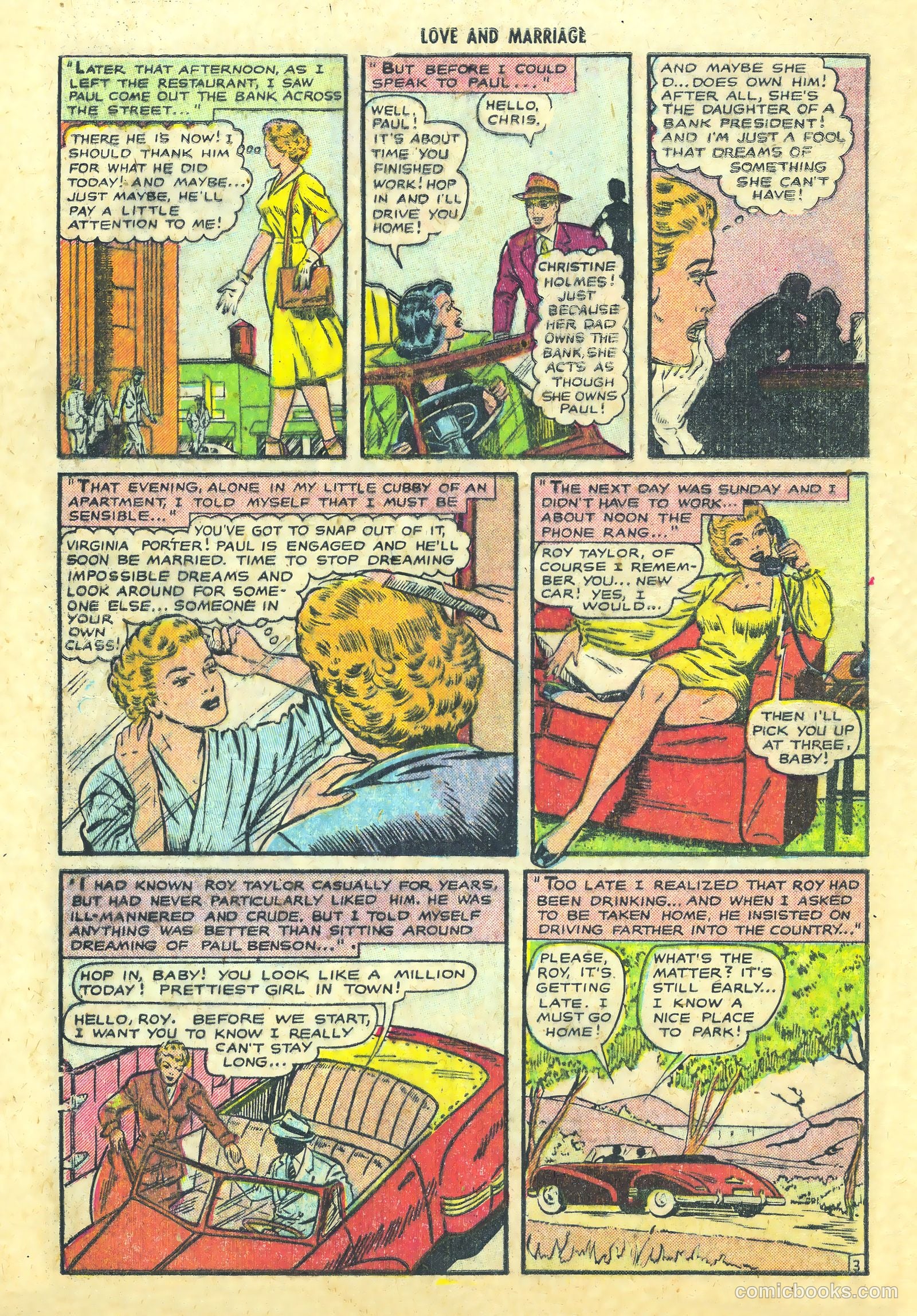 Love and Marriage #7 (1953) — page 28 of 36