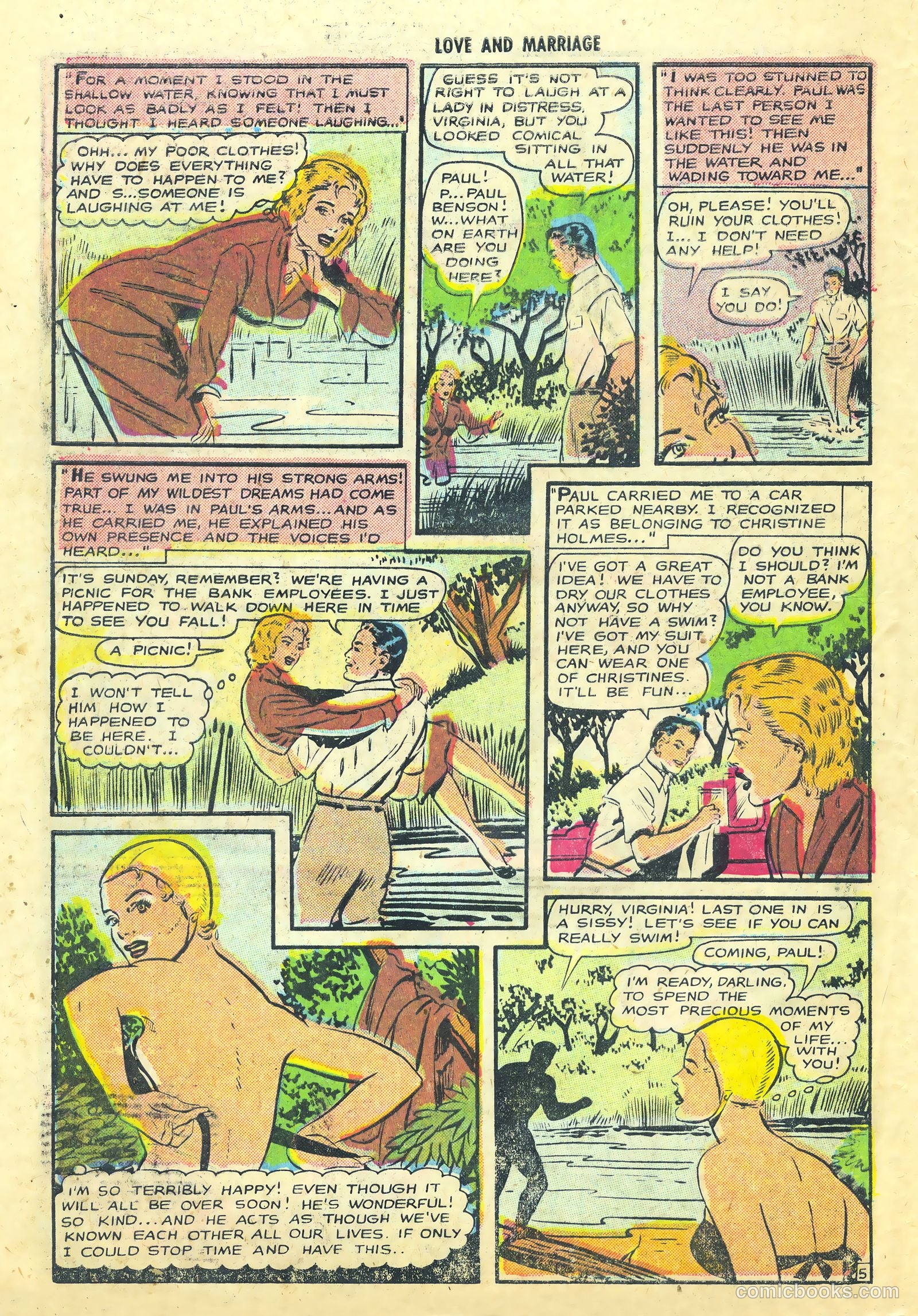 Love and Marriage #7 (1953) — page 30 of 36