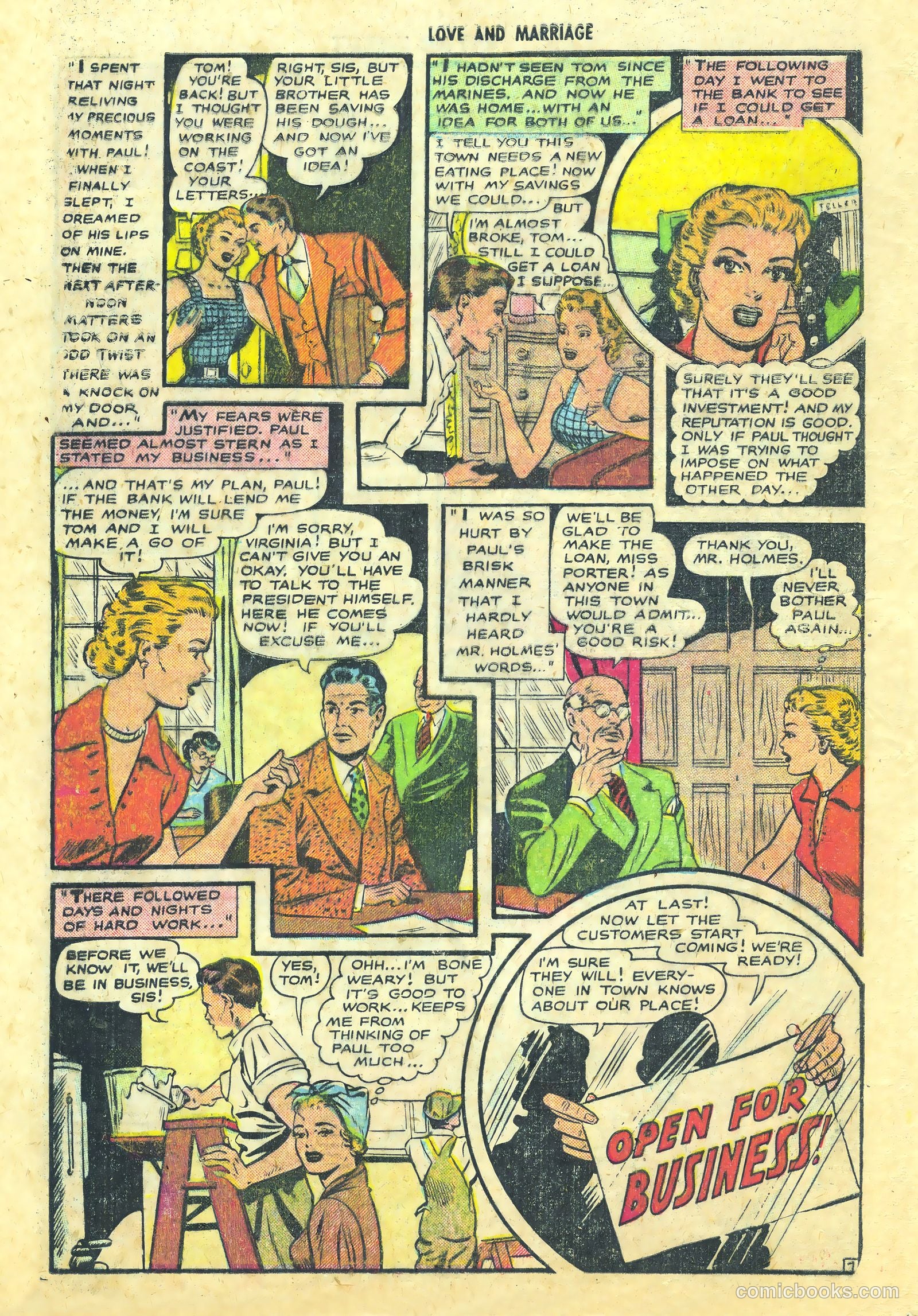 Love and Marriage #7 (1953) — page 32 of 36