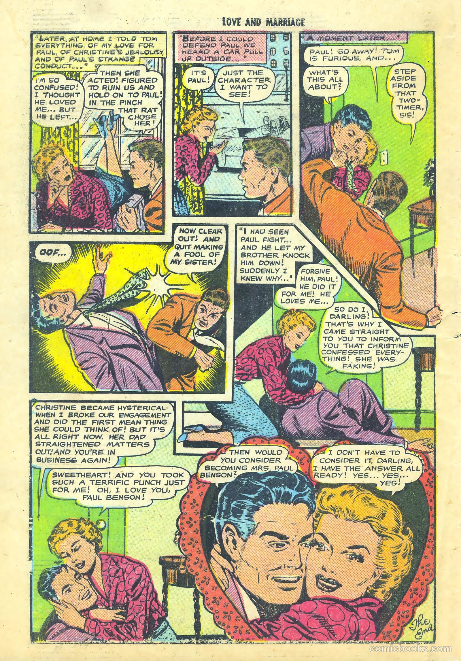 Love and Marriage #7 (1953) — page 34 of 36