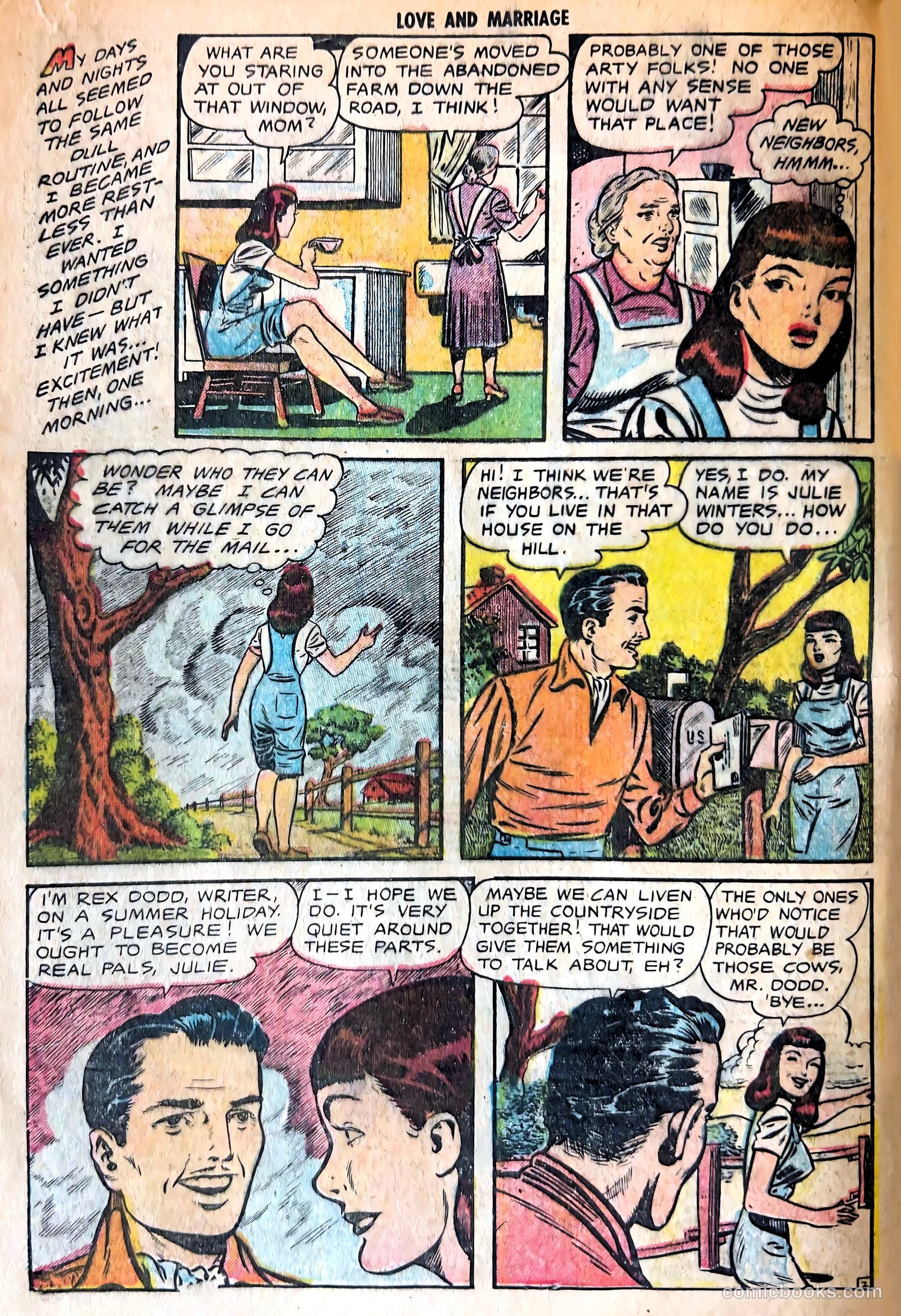 Love and Marriage #8 (1953) — page 4 of 36