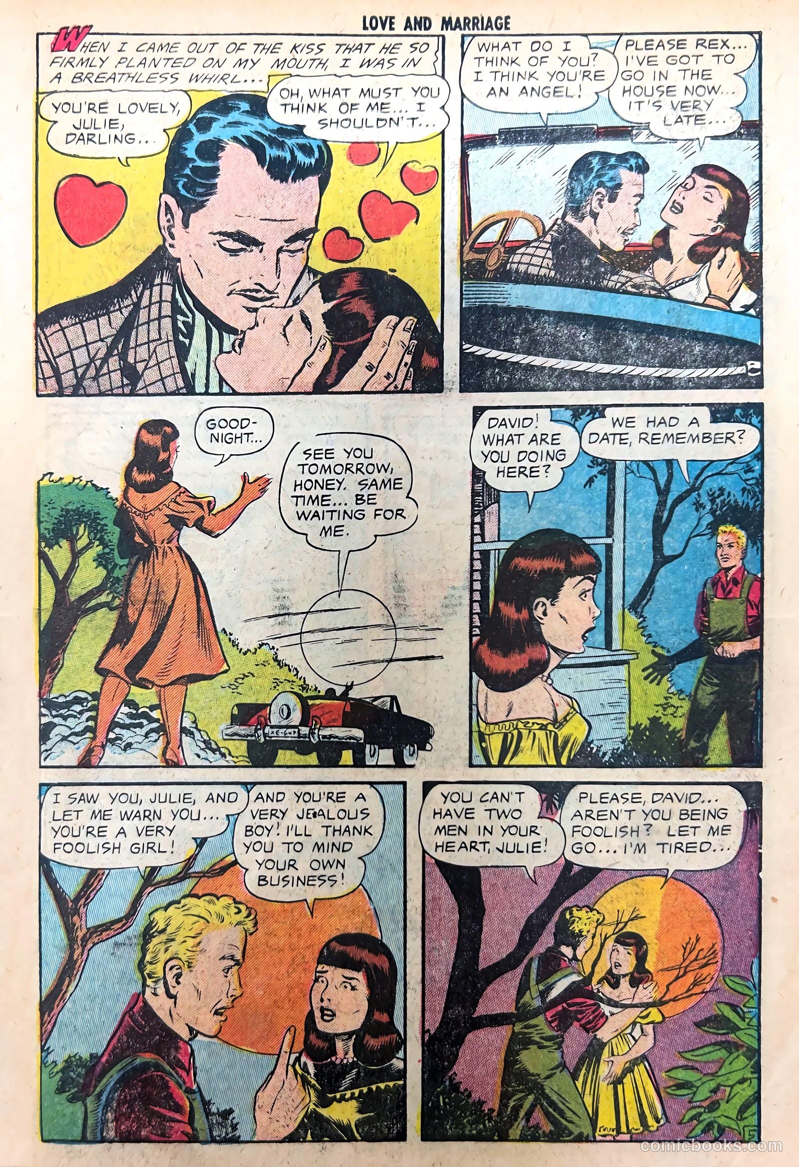 Love and Marriage #8 (1953) — page 7 of 36