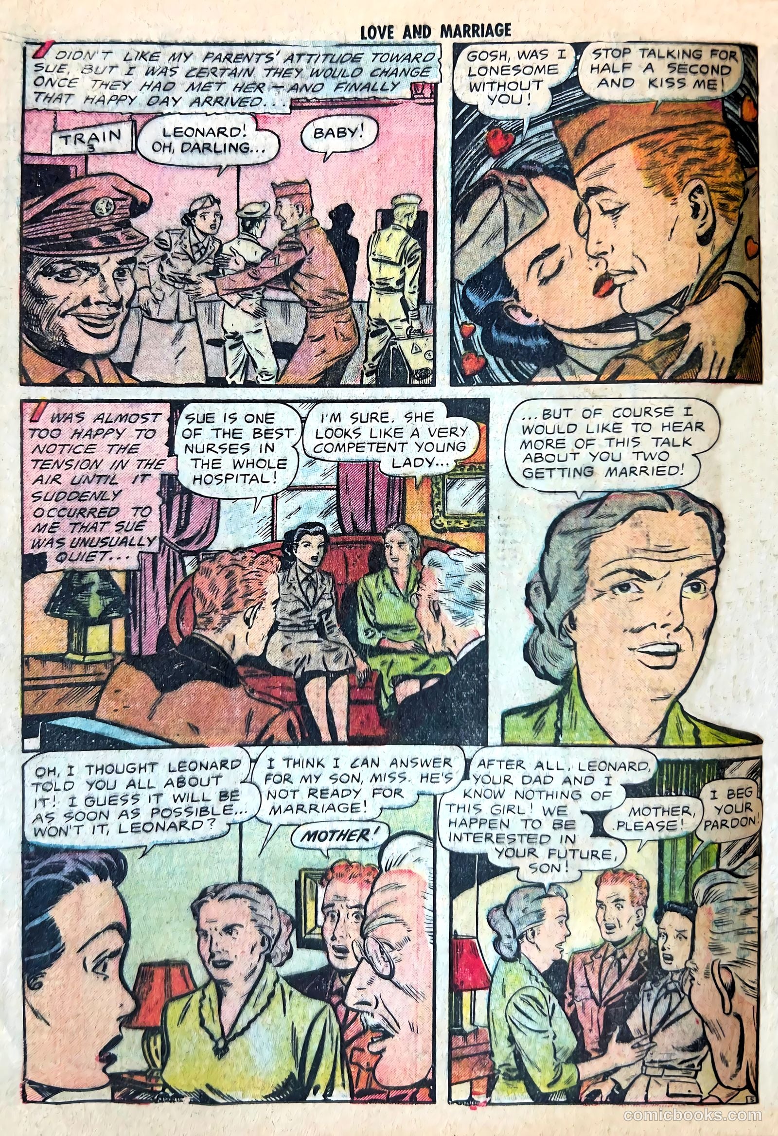 Love and Marriage #8 (1953) — page 16 of 36