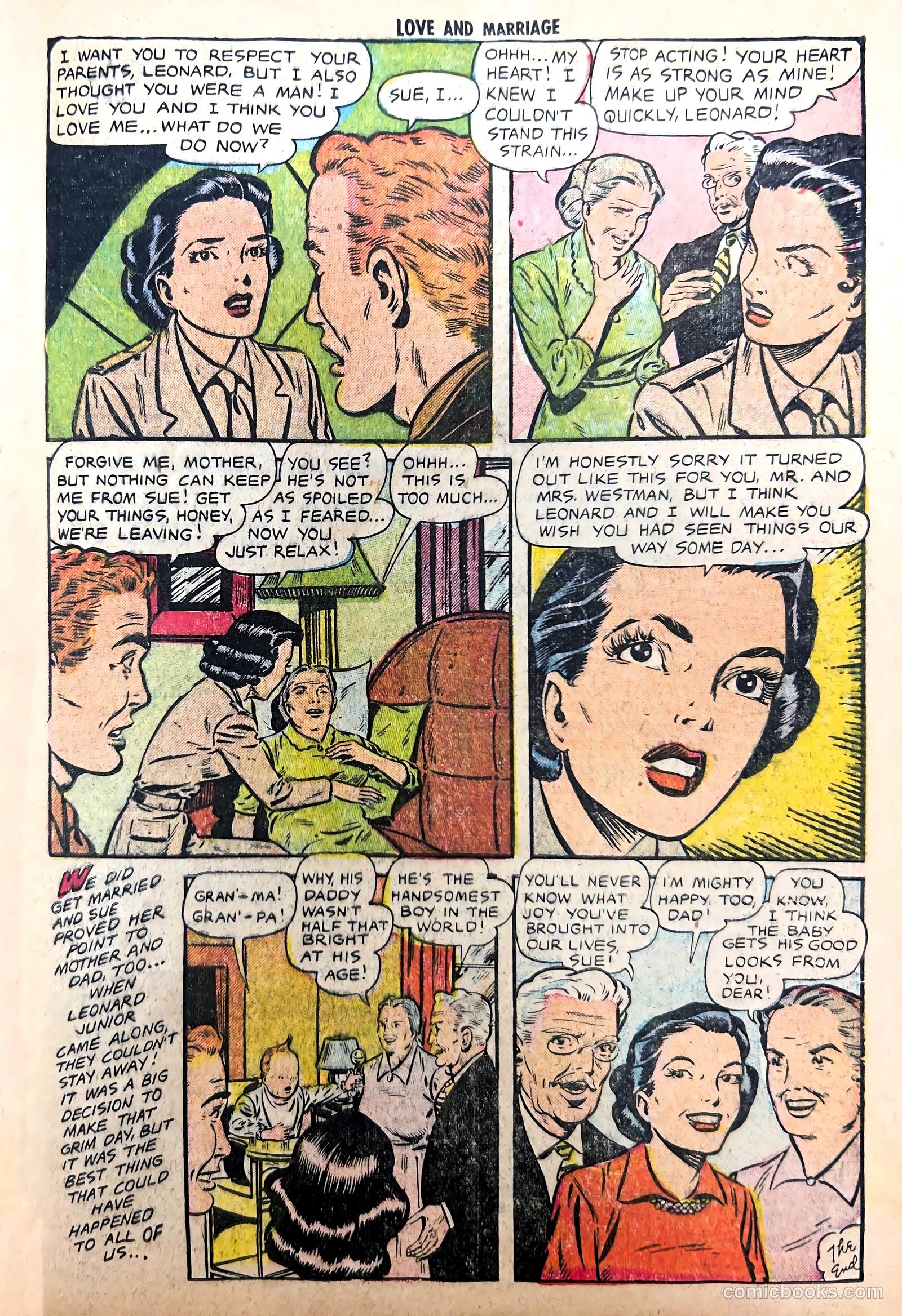 Love and Marriage #8 (1953) — page 17 of 36