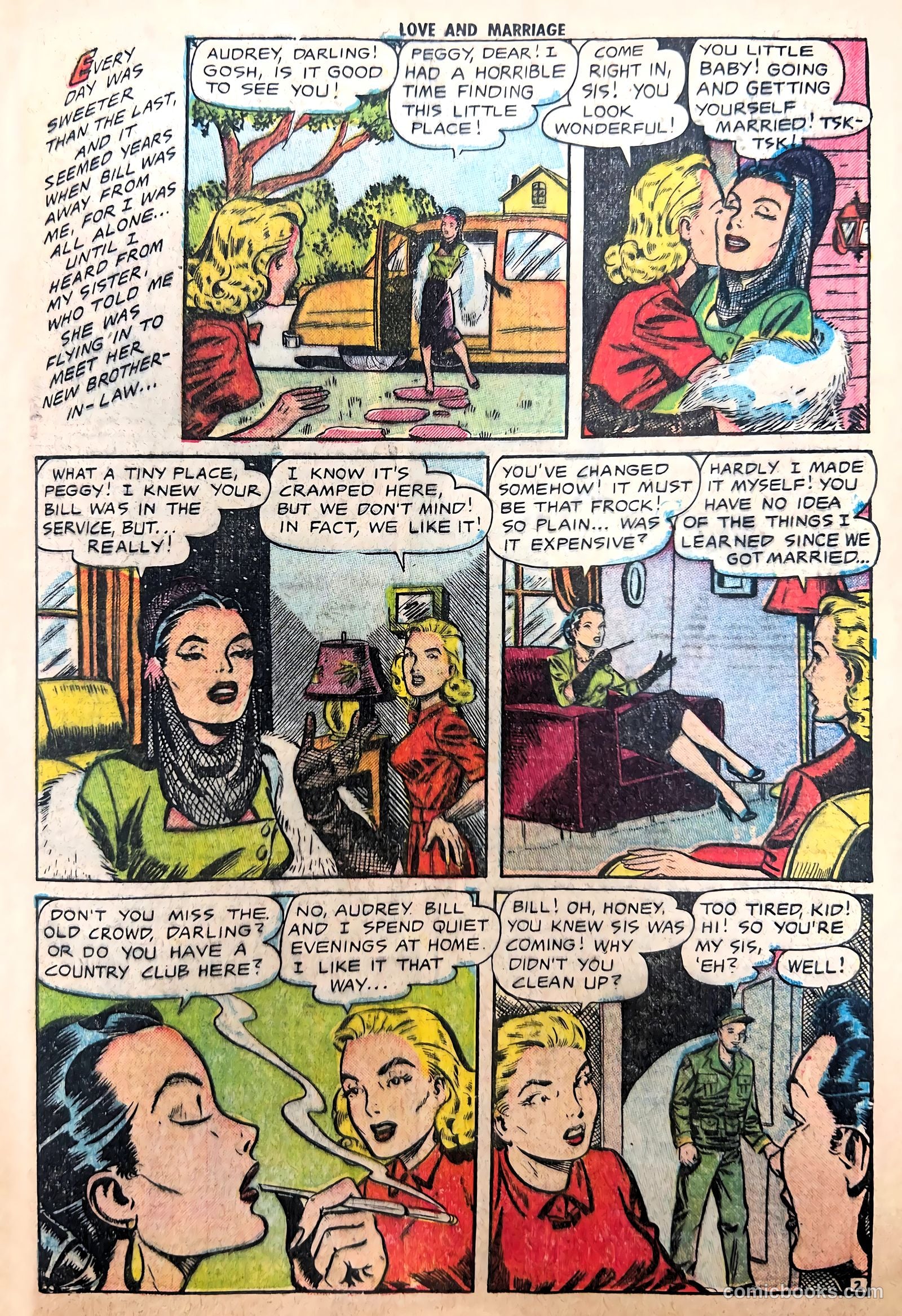 Love and Marriage #8 (1953) — page 21 of 36