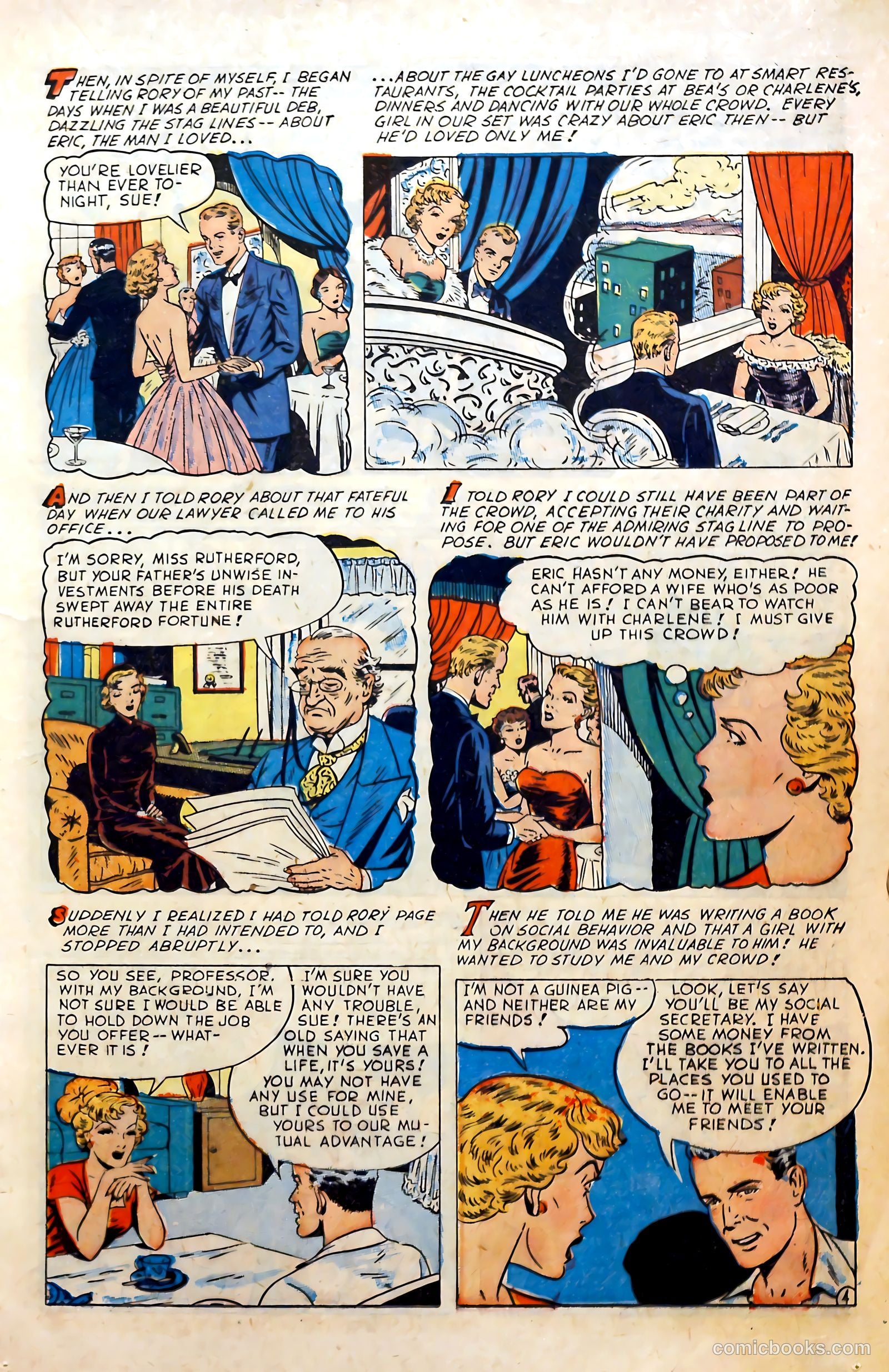 Love at First Sight #1 (1949) — page 13 of 36