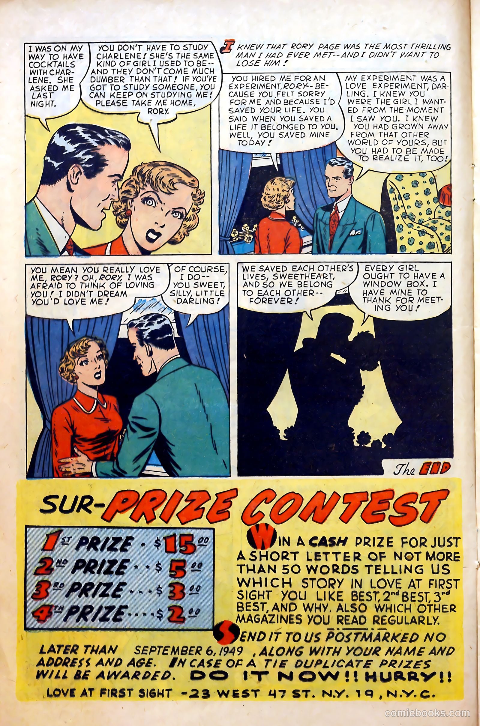 Love at First Sight #1 (1949) — page 16 of 36