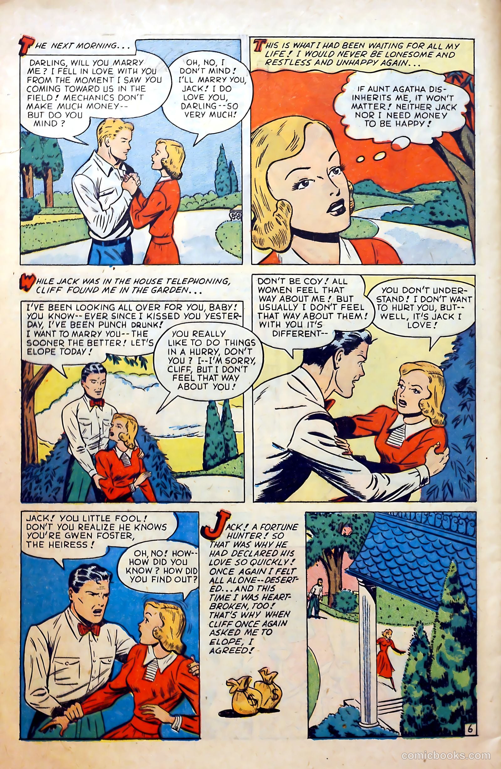 Love at First Sight #1 (1949) — page 32 of 36