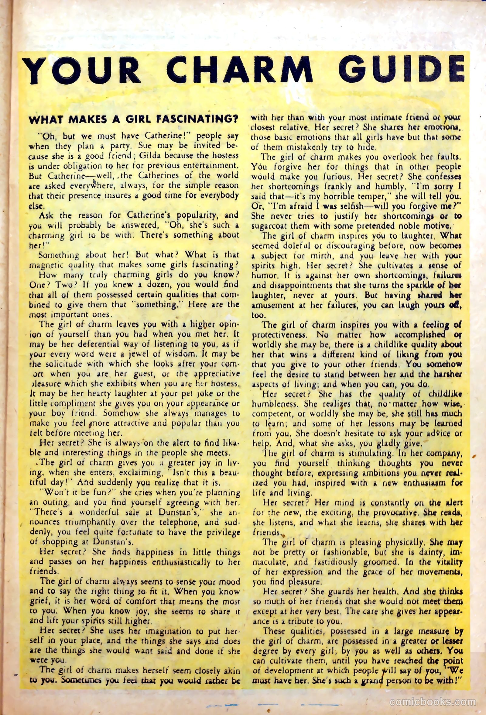 Love at First Sight #14 (1952) — page 25 of 36