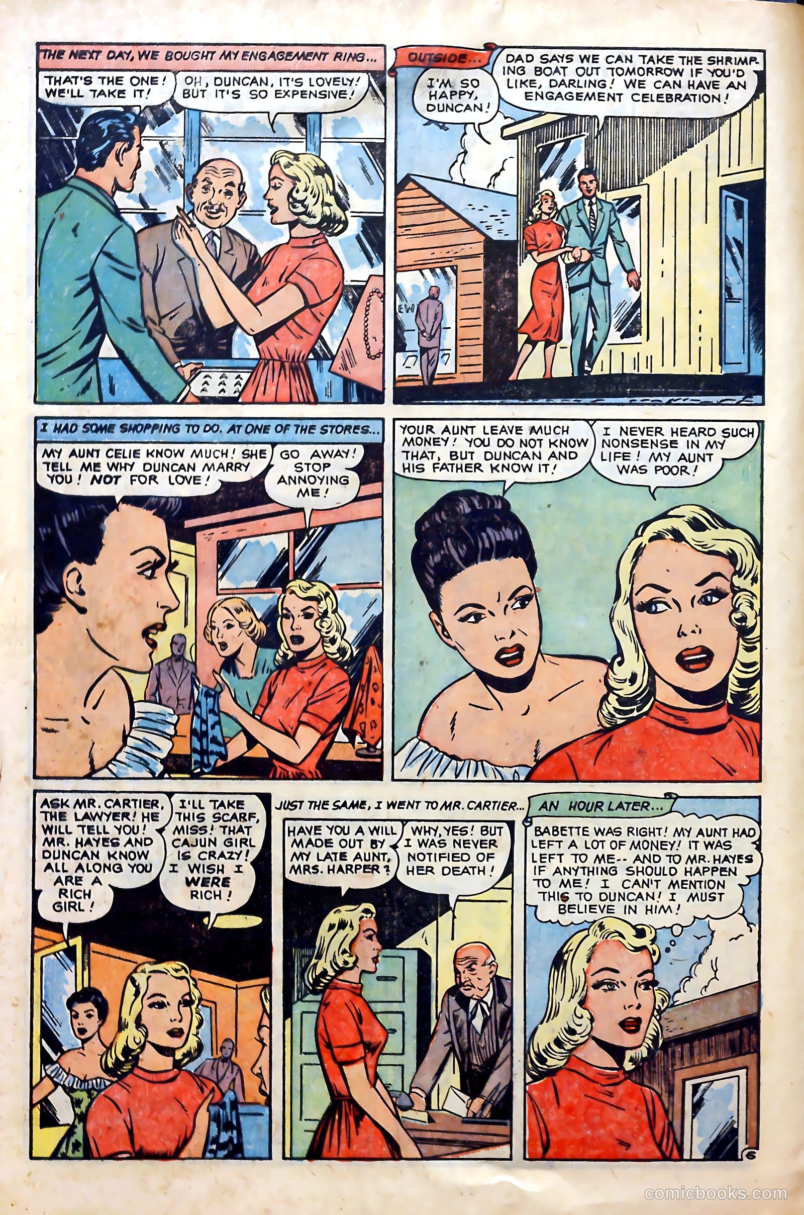 Love at First Sight #15 (1952) — page 8 of 36