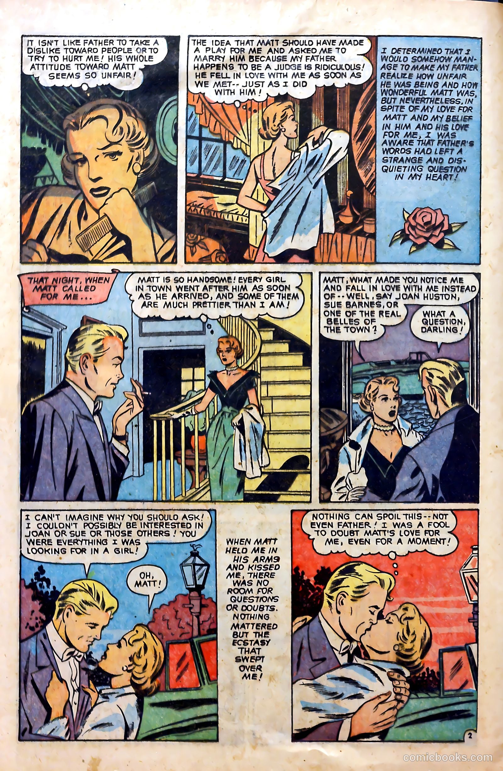 Love at First Sight #15 (1952) — page 12 of 36