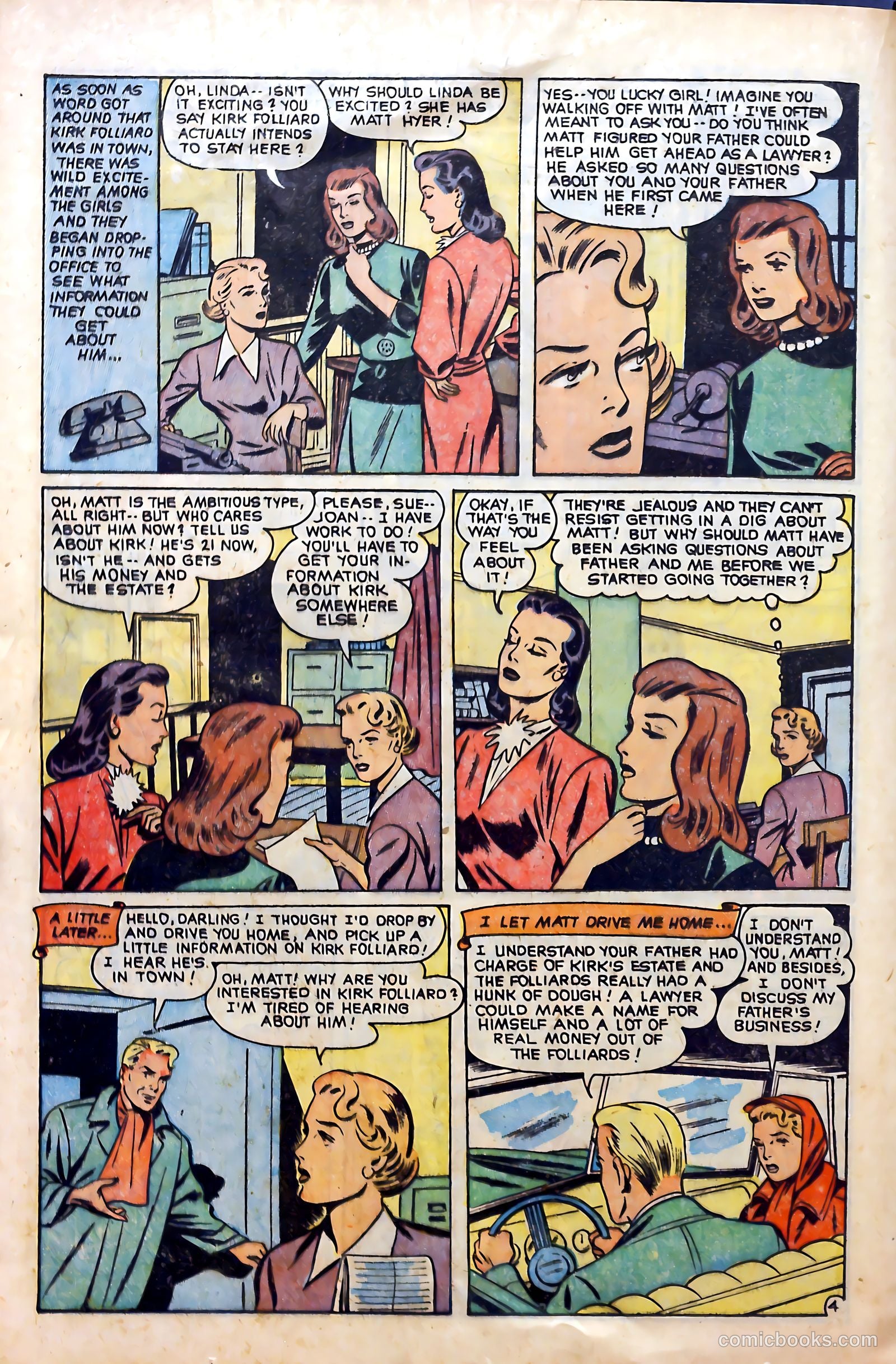 Love at First Sight #15 (1952) — page 14 of 36