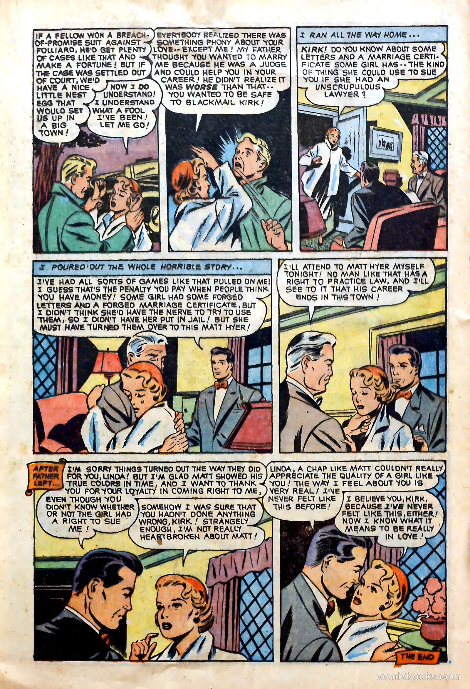 Love at First Sight #15 (1952) — page 17 of 36