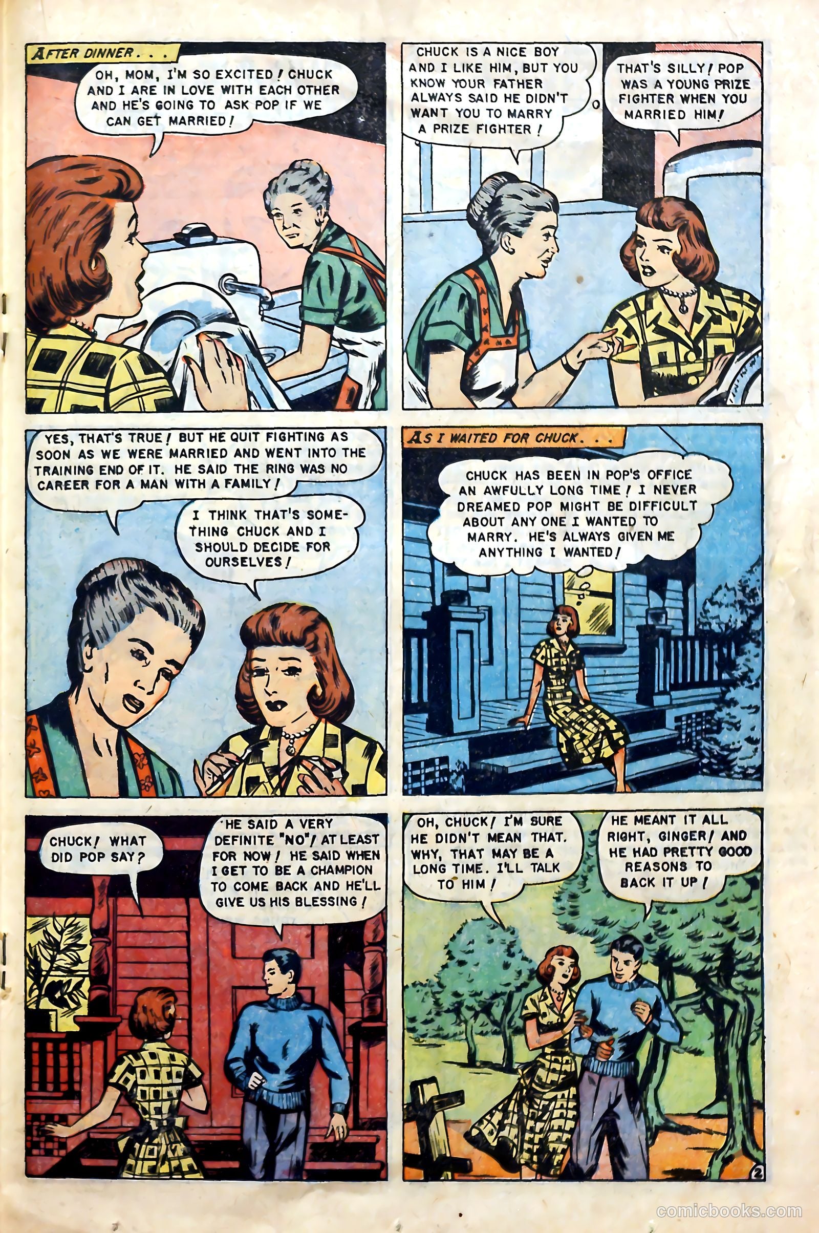 Love at First Sight #15 (1952) — page 19 of 36