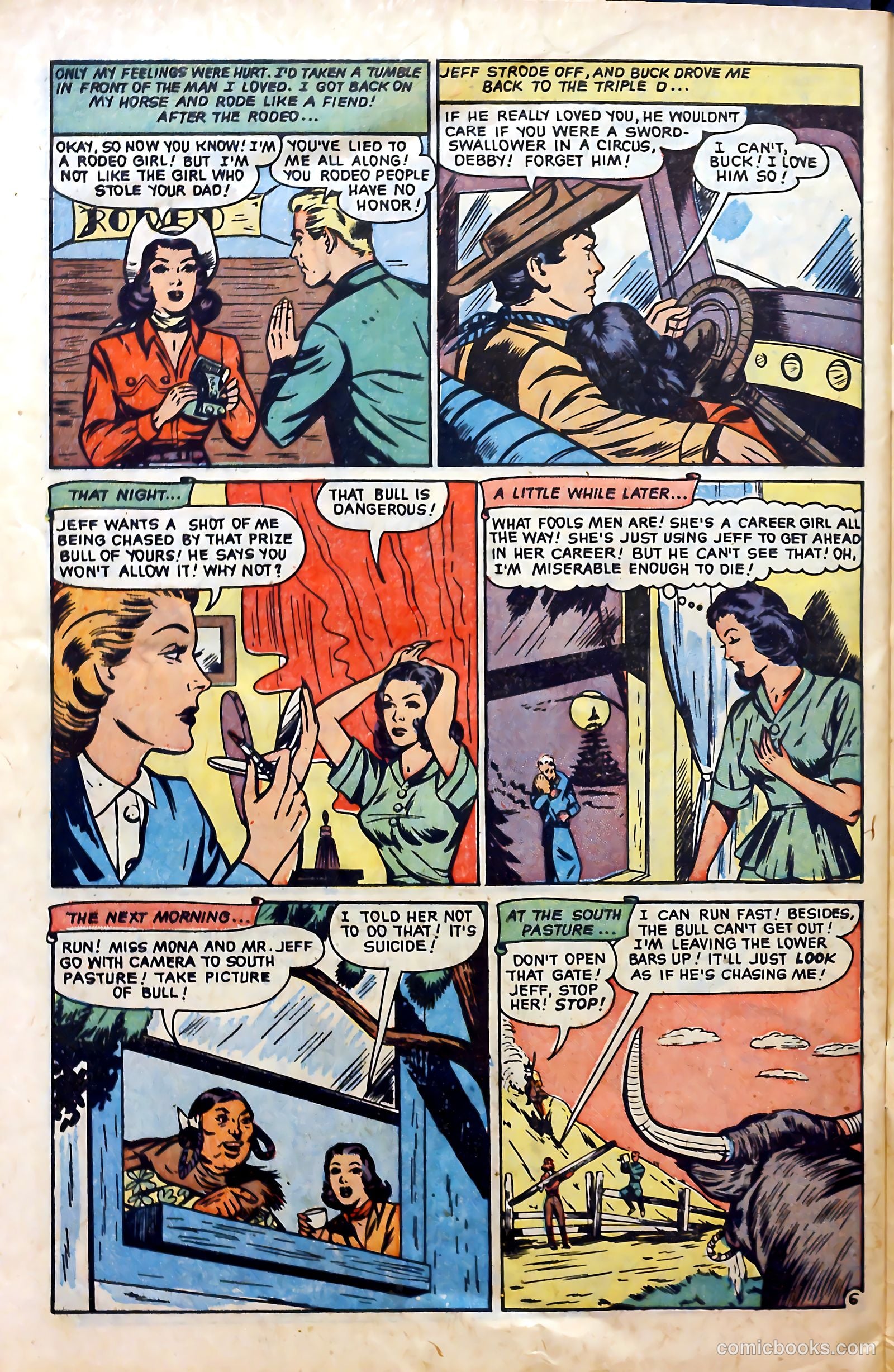 Love at First Sight #15 (1952) — page 32 of 36