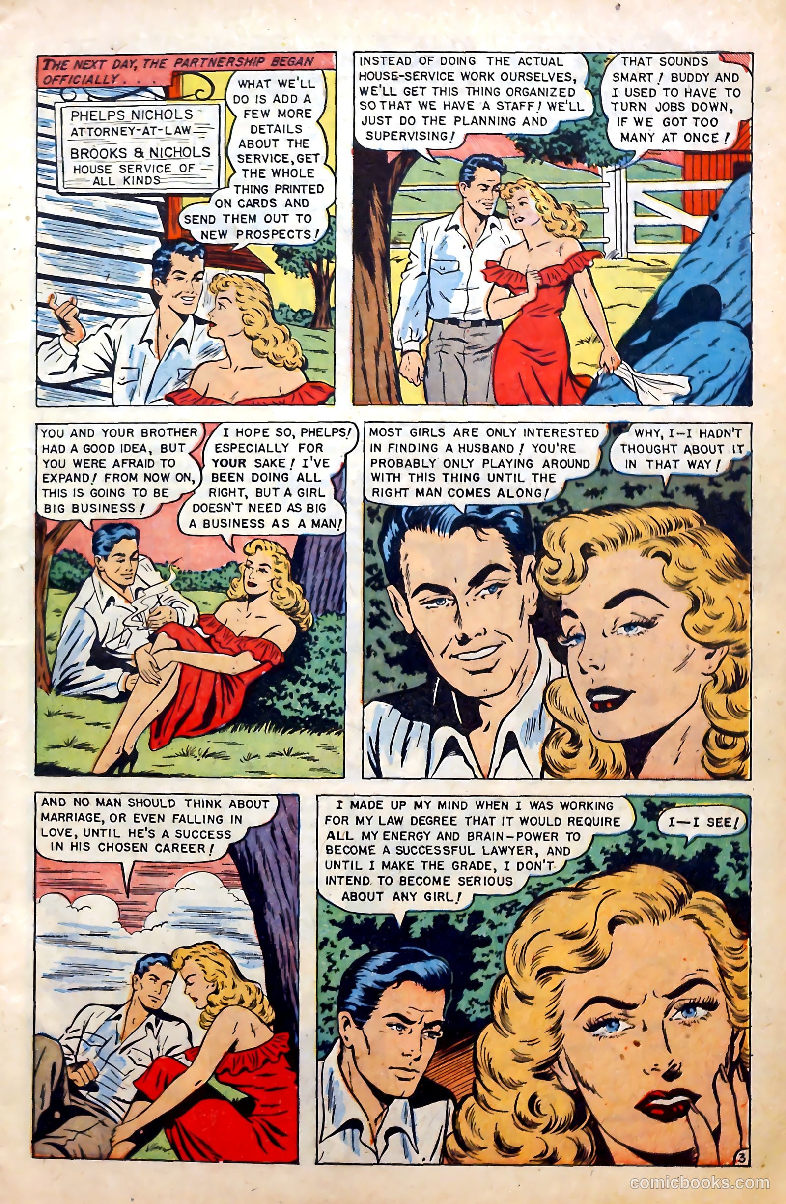 Love at First Sight #16 (1952) — page 5 of 36