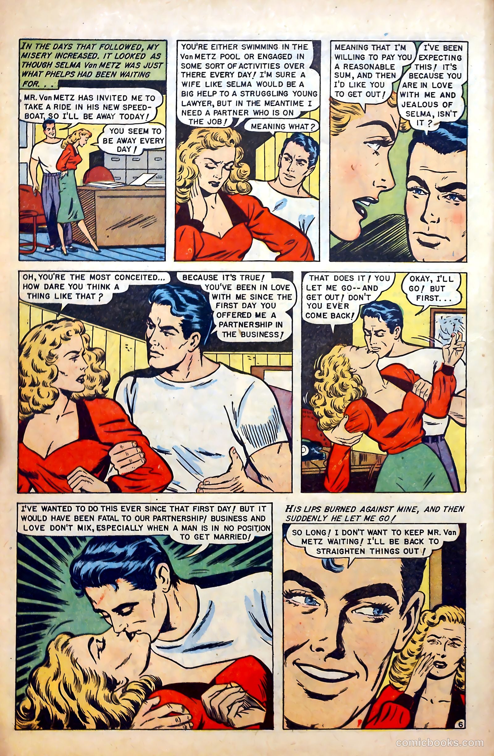 Love at First Sight #16 (1952) — page 8 of 36