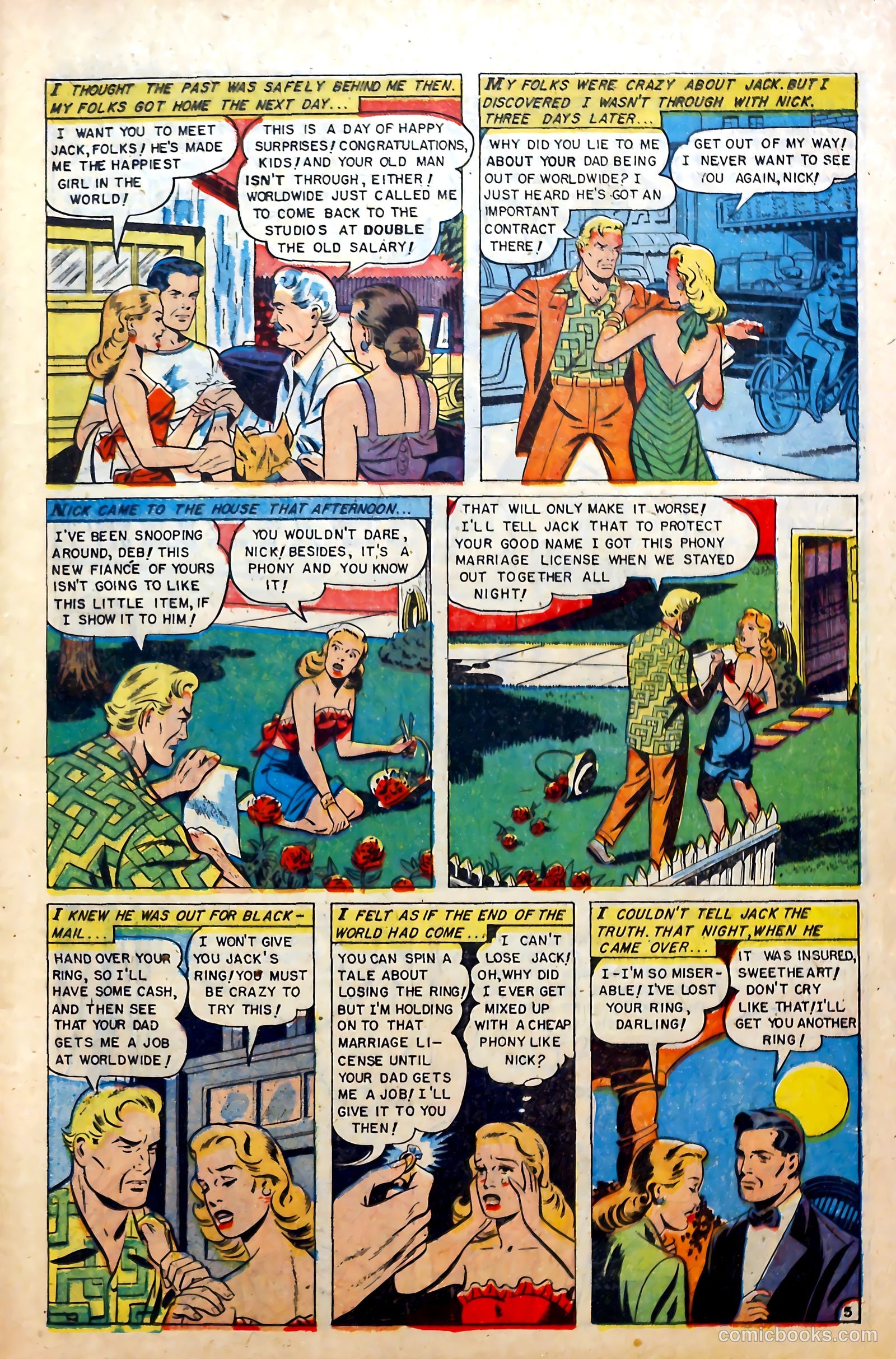Love at First Sight #17 (1952) — page 7 of 36