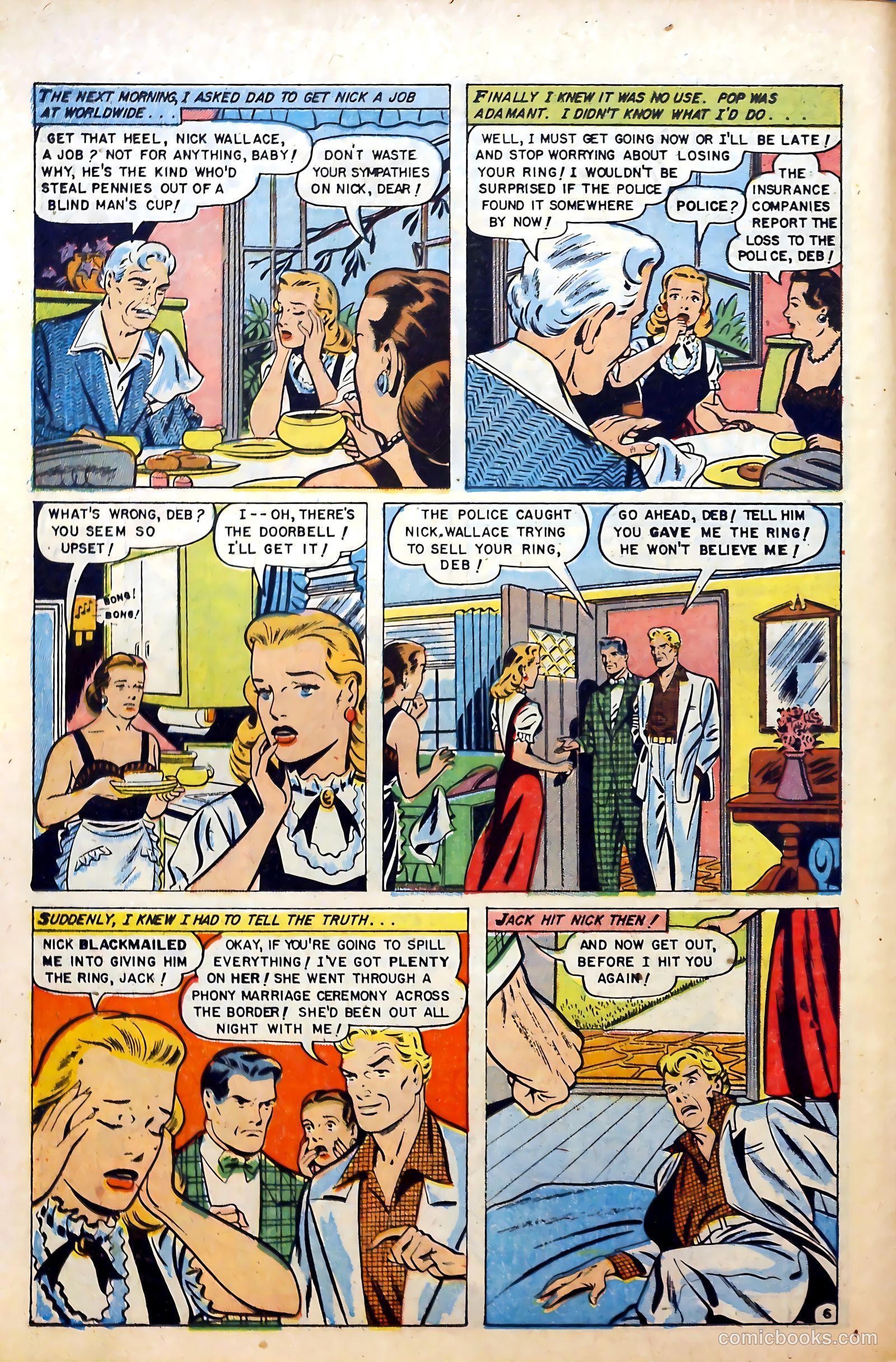 Love at First Sight #17 (1952) — page 8 of 36