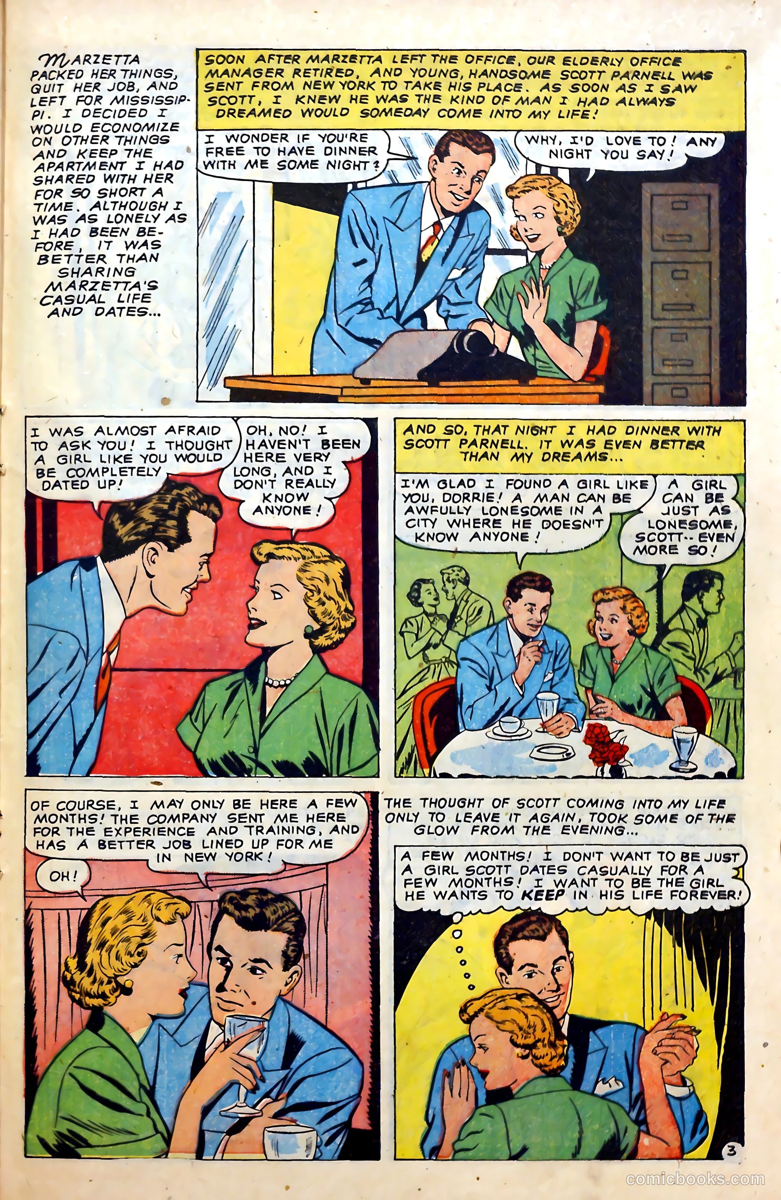 Love at First Sight #17 (1952) — page 21 of 36