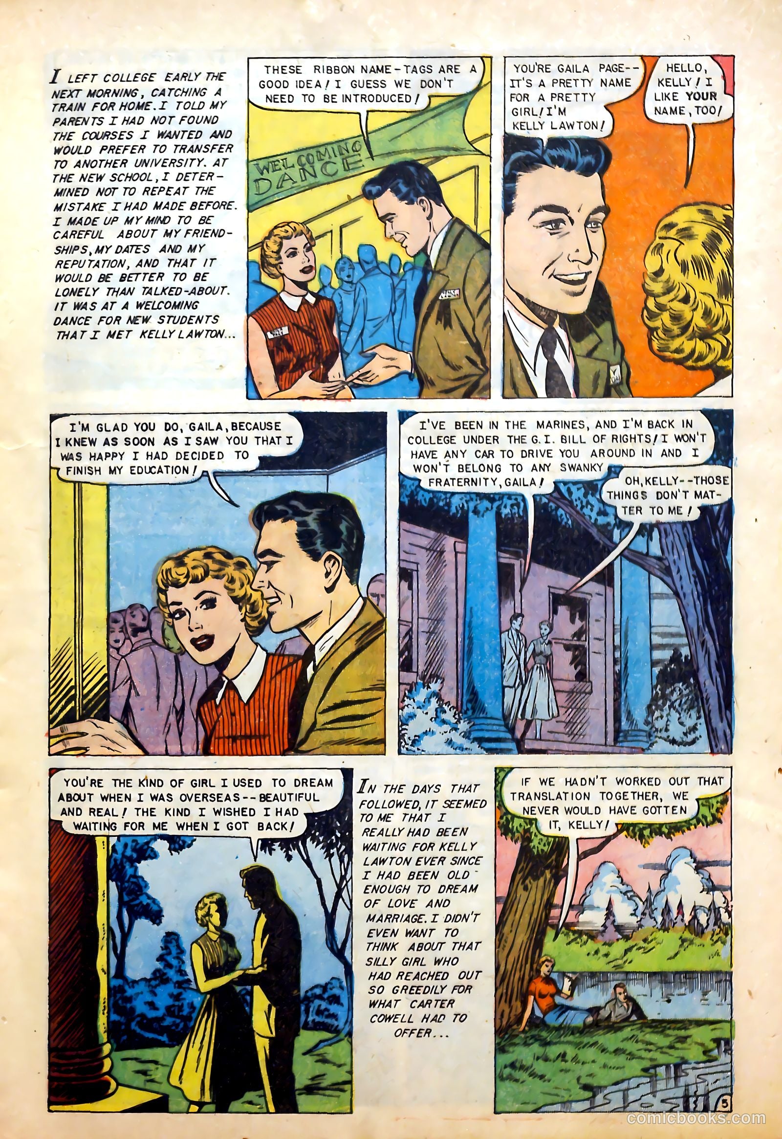 Love at First Sight #18 (1952) — page 15 of 36