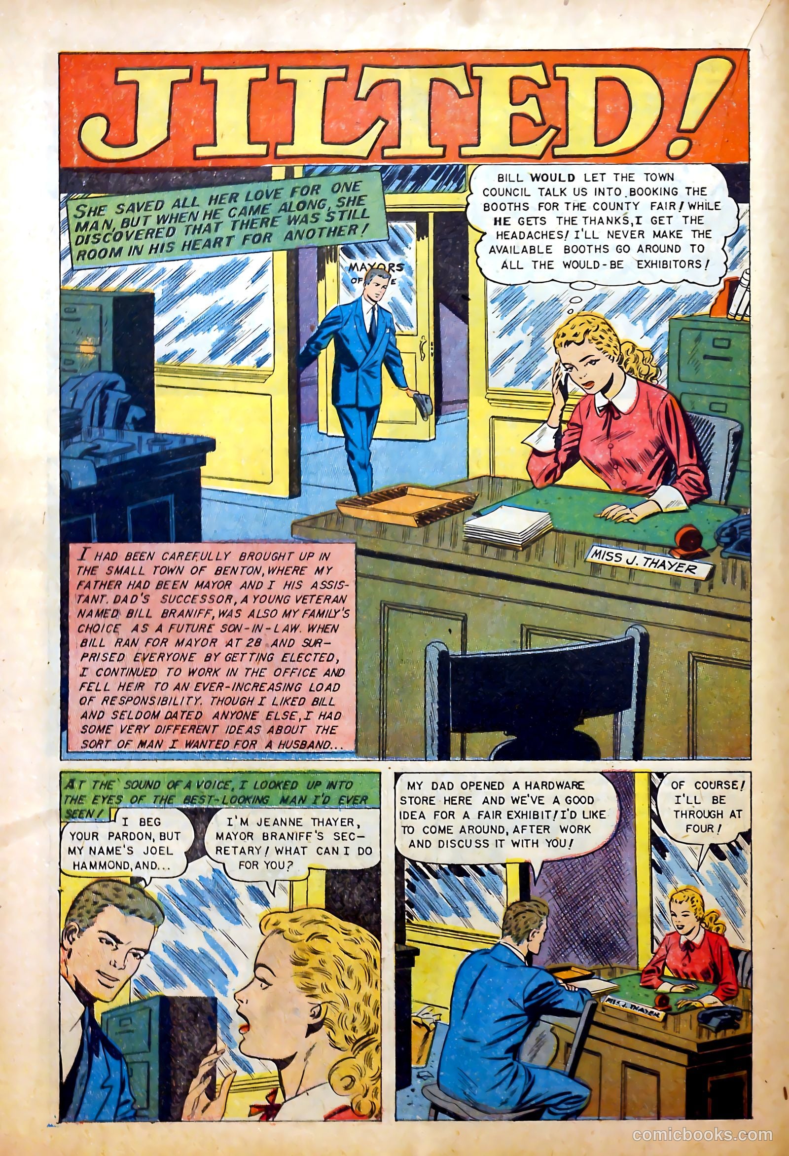 Love at First Sight #18 (1952) — page 18 of 36