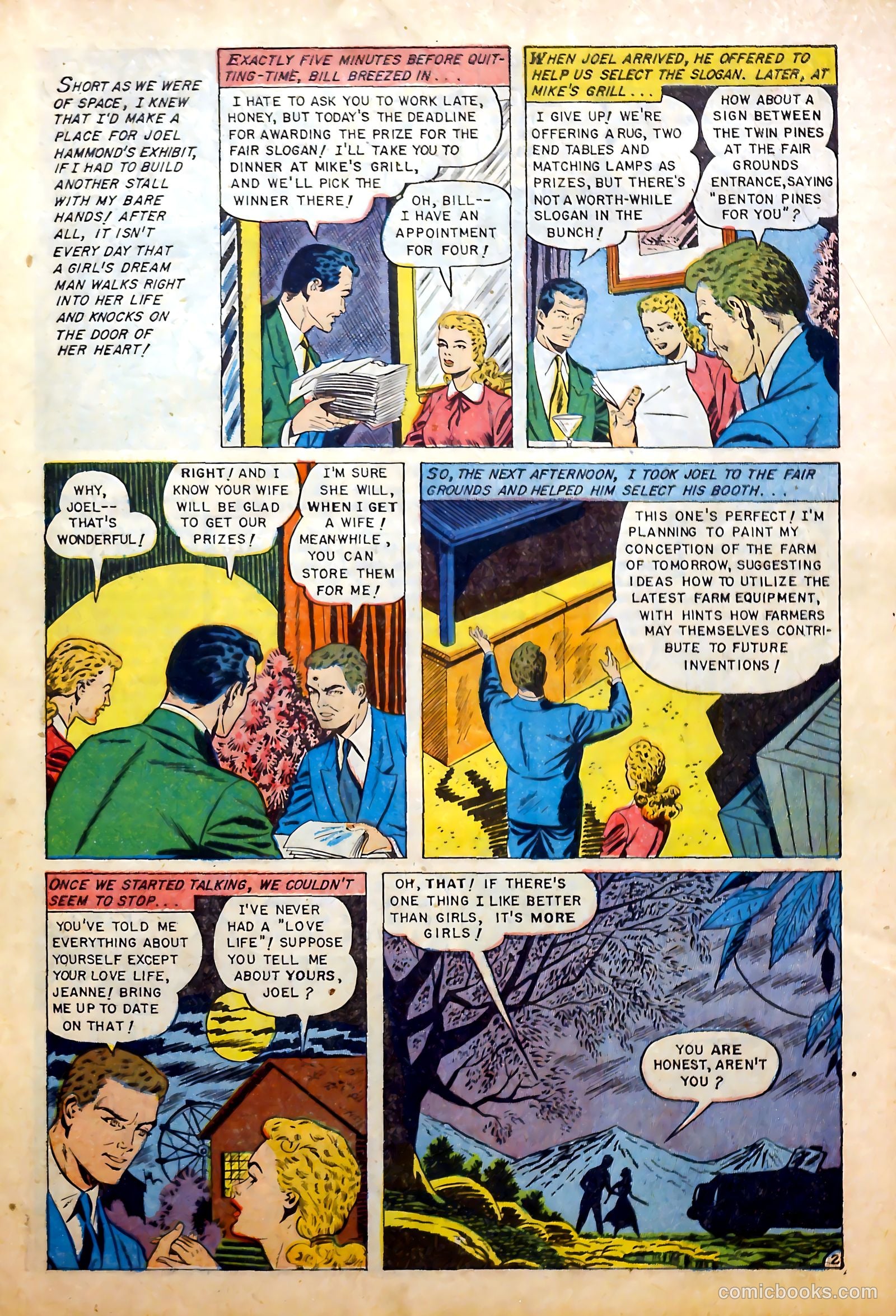 Love at First Sight #18 (1952) — page 19 of 36