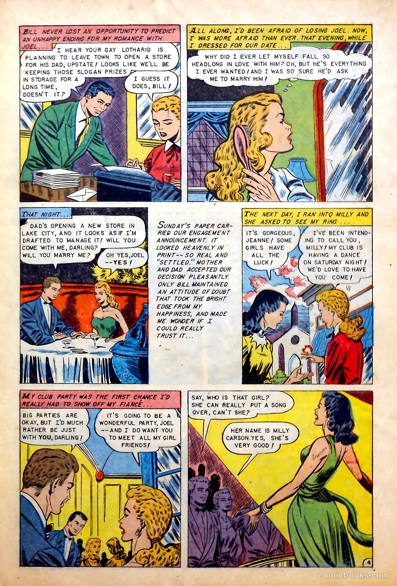 Love at First Sight #18 (1952) — page 21 of 36