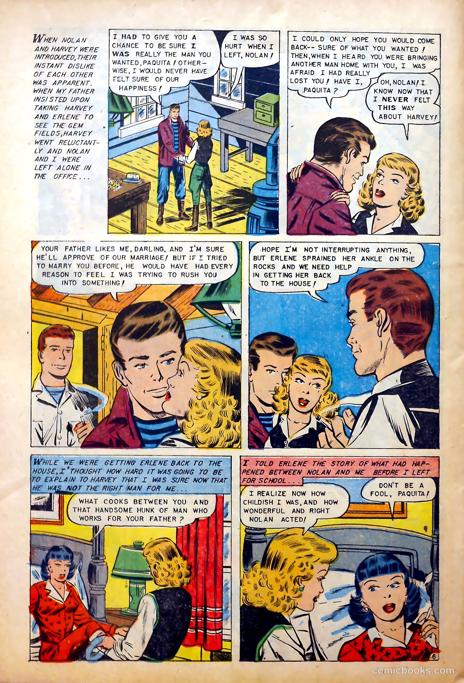 Love at First Sight #18 (1952) — page 32 of 36