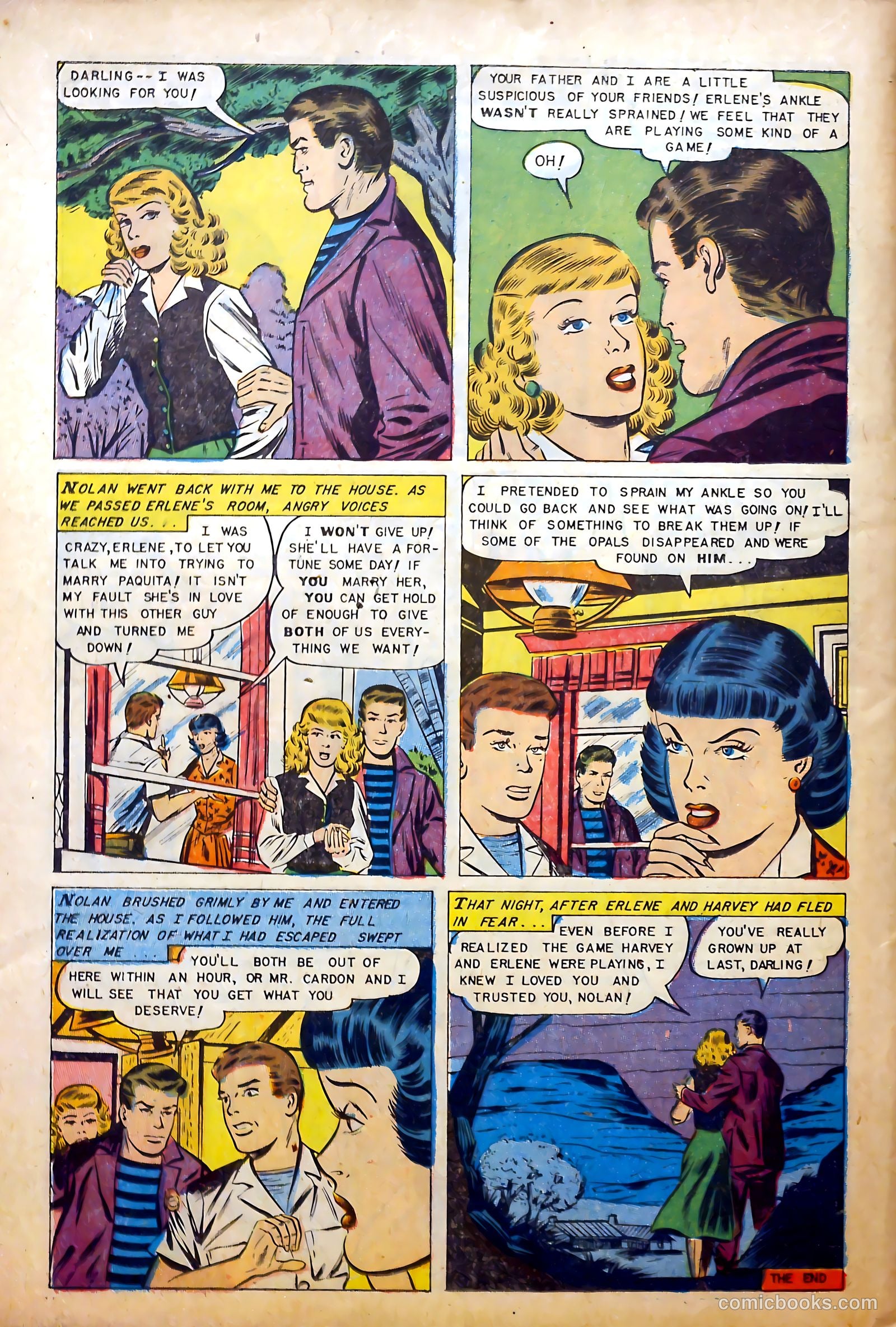 Love at First Sight #18 (1952) — page 34 of 36