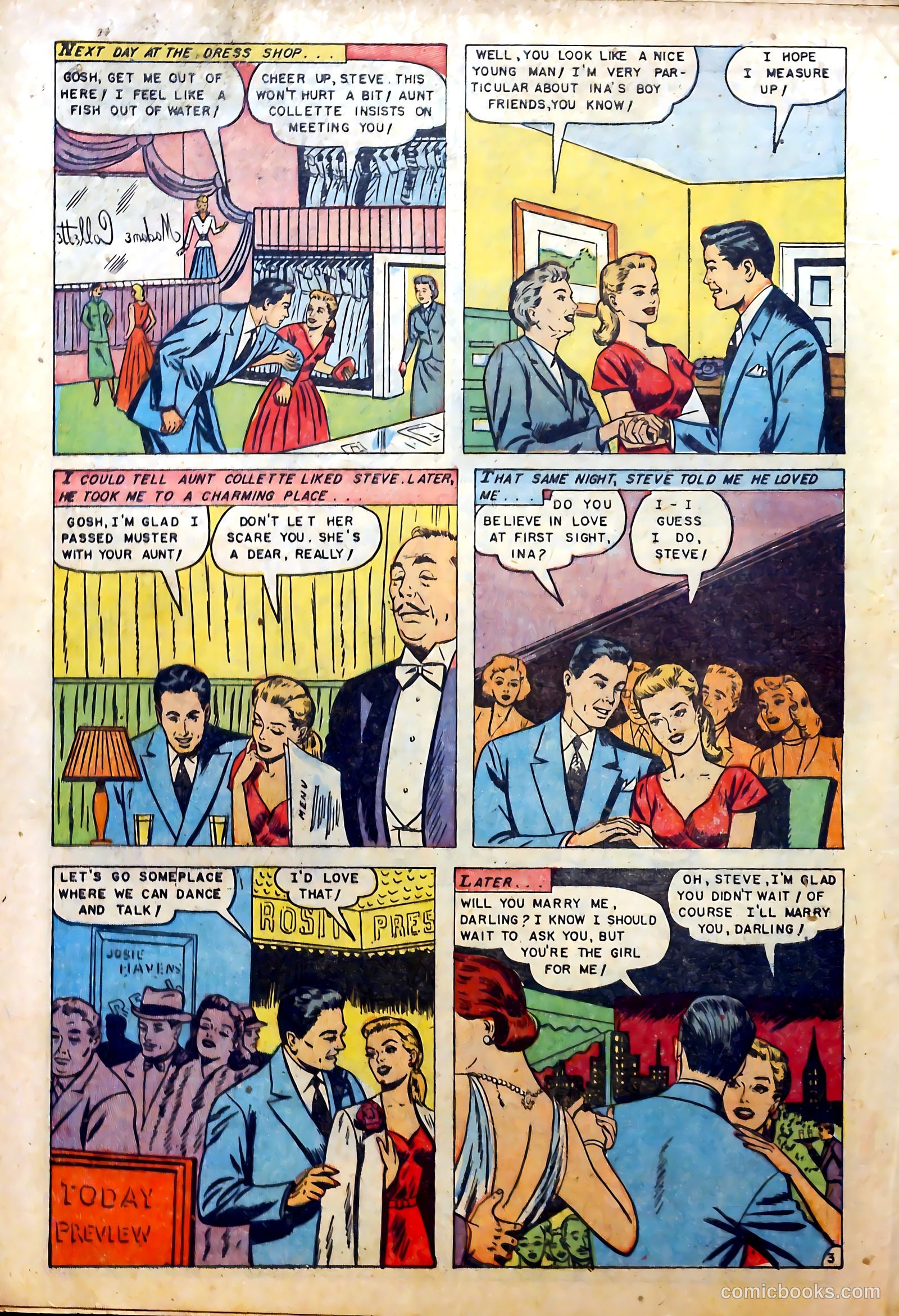 Love at First Sight #19 (1953) — page 20 of 36