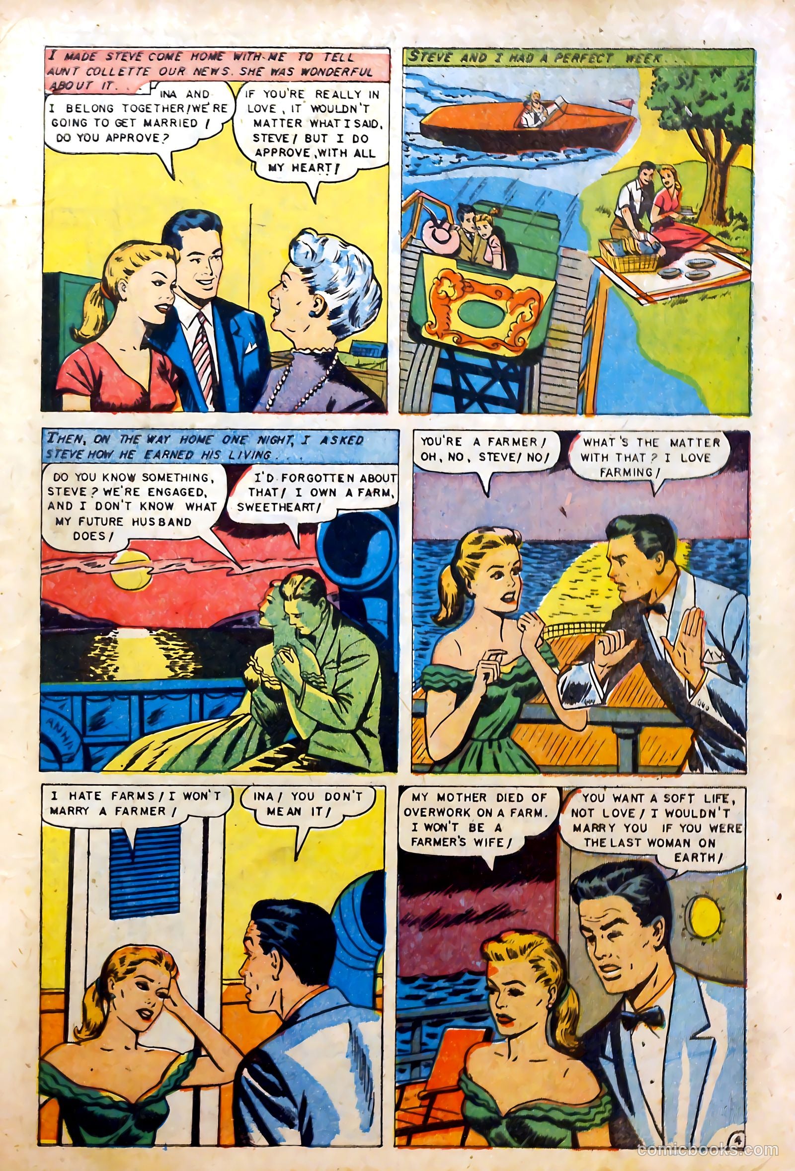 Love at First Sight #19 (1953) — page 21 of 36