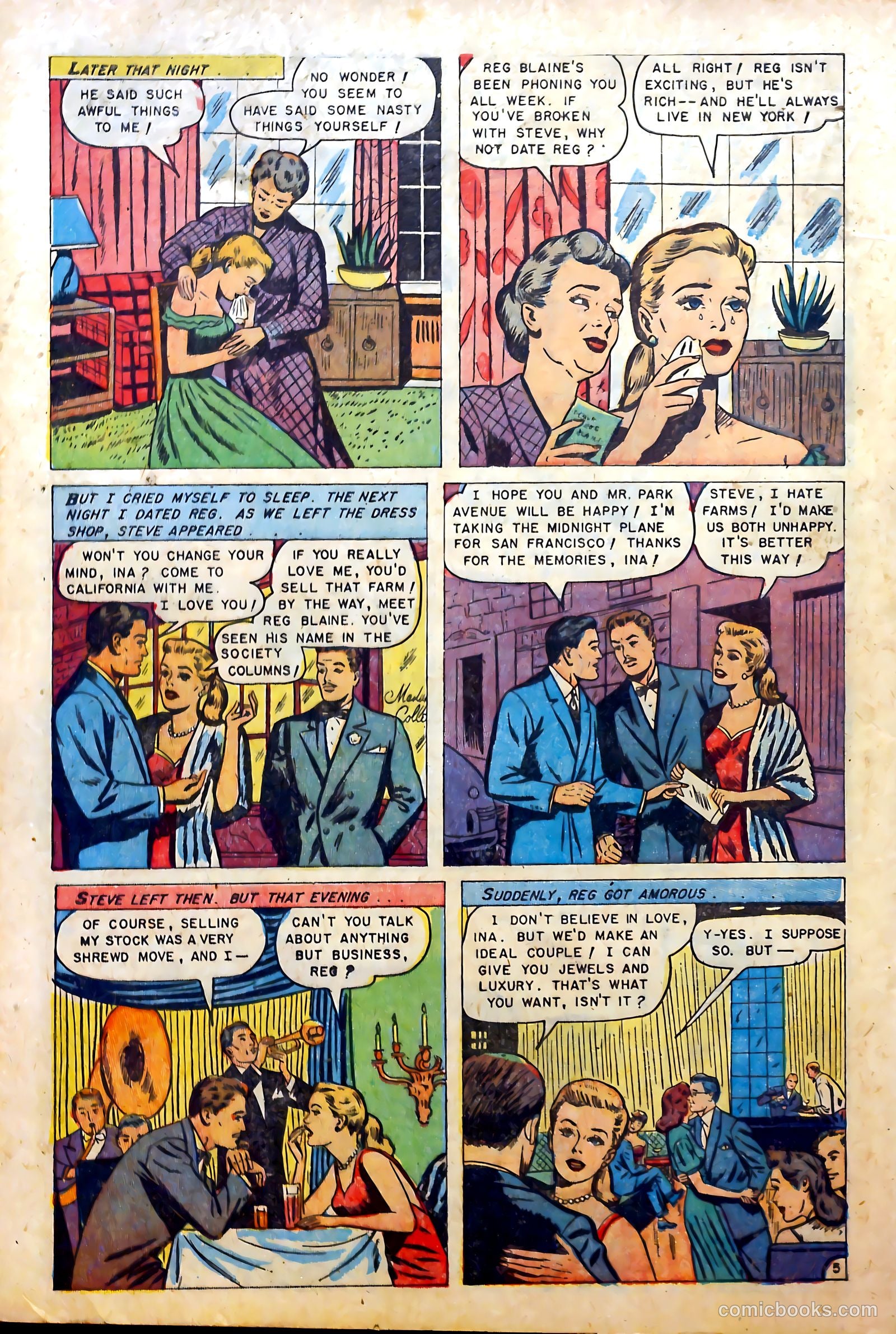 Love at First Sight #19 (1953) — page 22 of 36