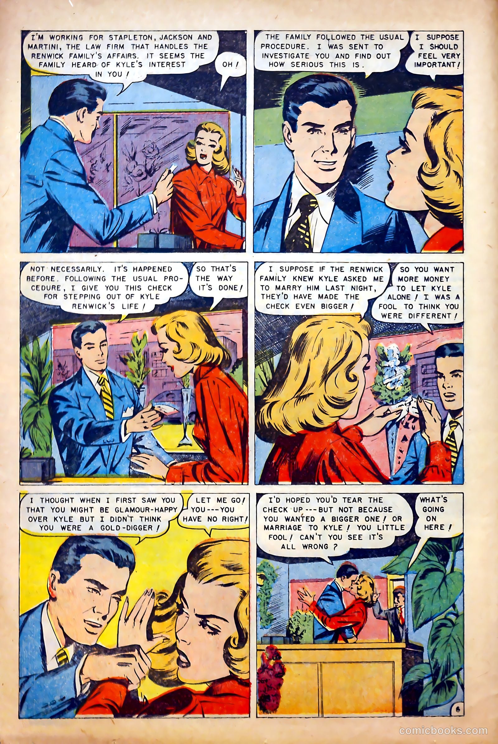 Love at First Sight #20 (1953) — page 8 of 36
