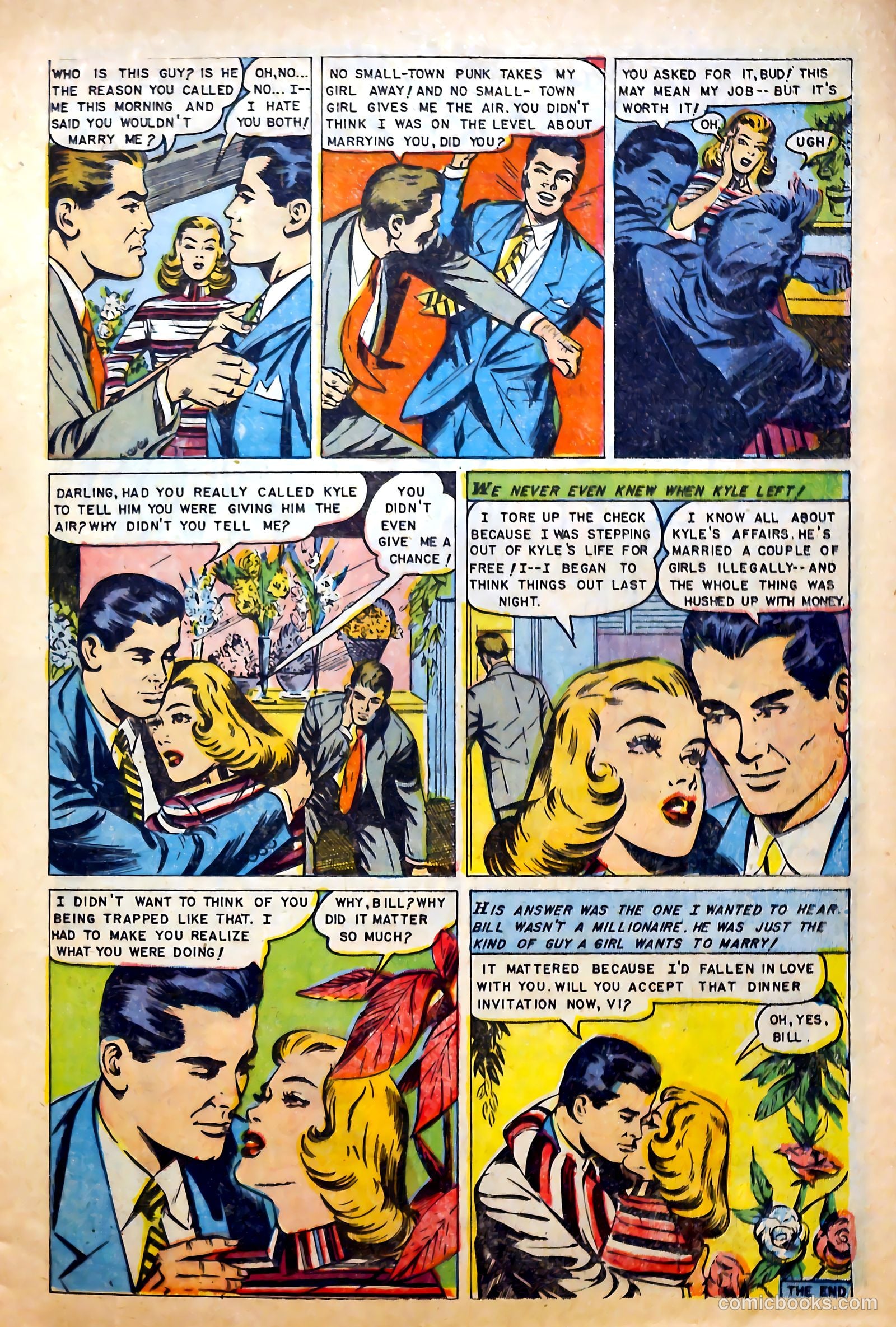 Love at First Sight #20 (1953) — page 9 of 36