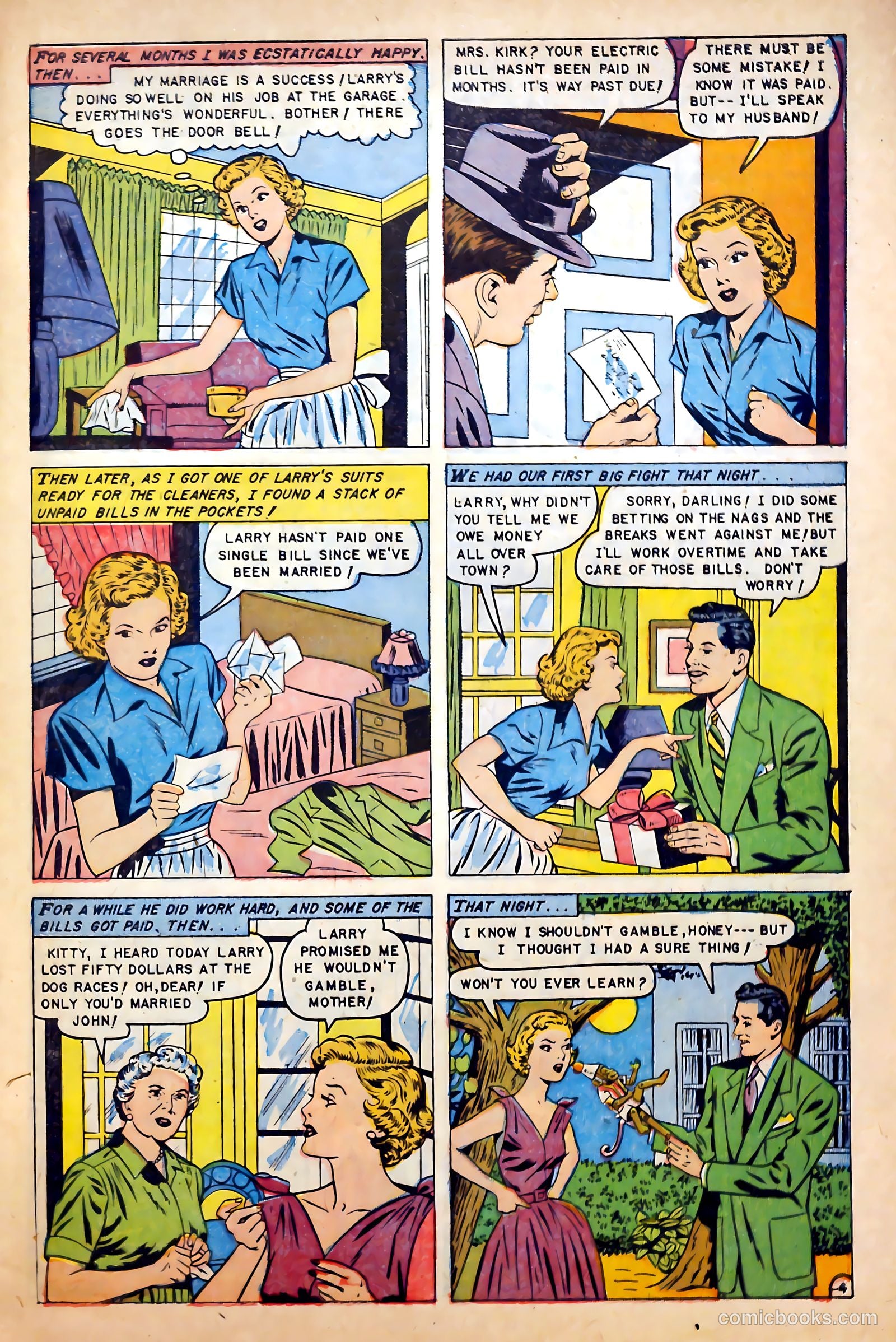 Love at First Sight #20 (1953) — page 21 of 36