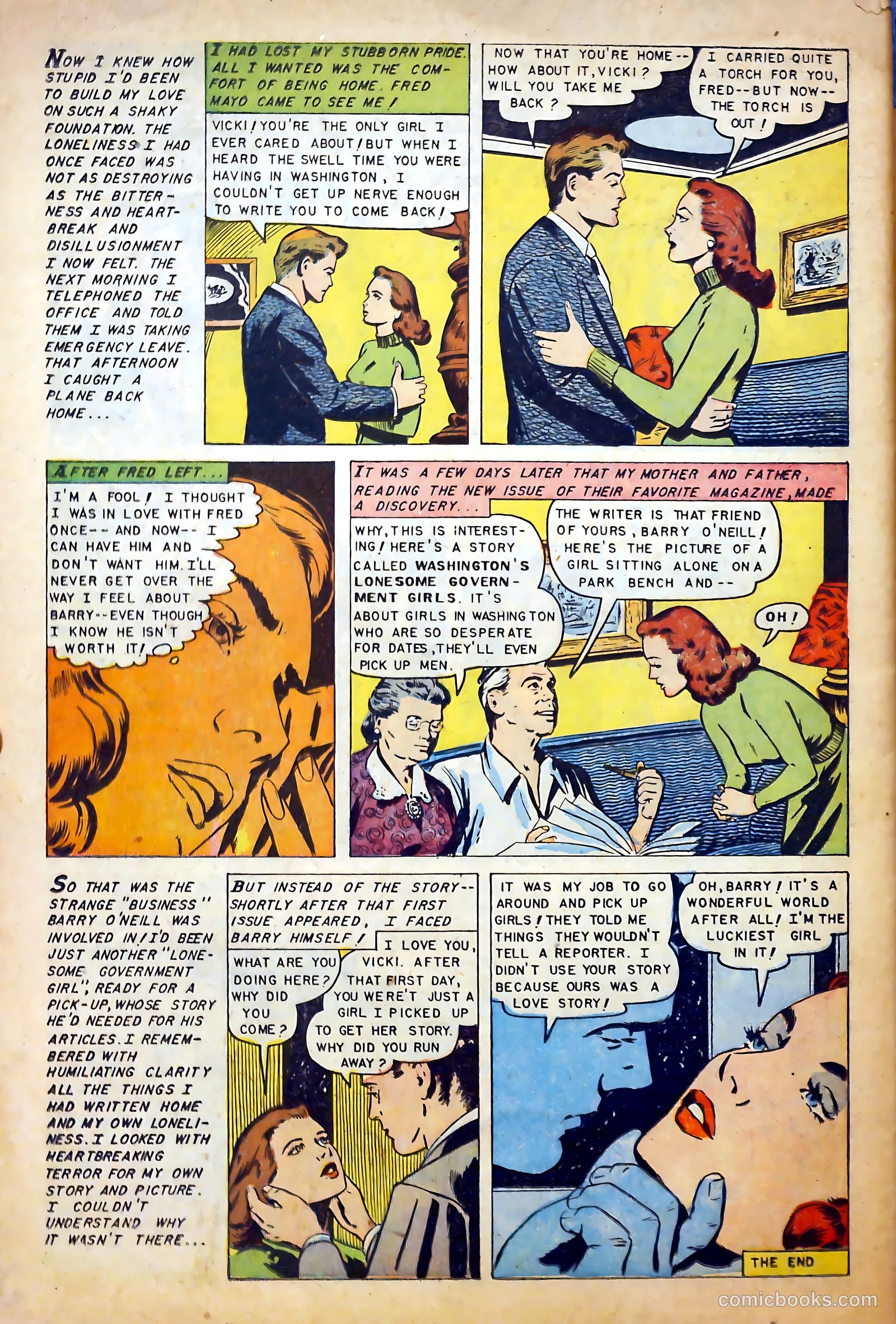 Love at First Sight #20 (1953) — page 34 of 36